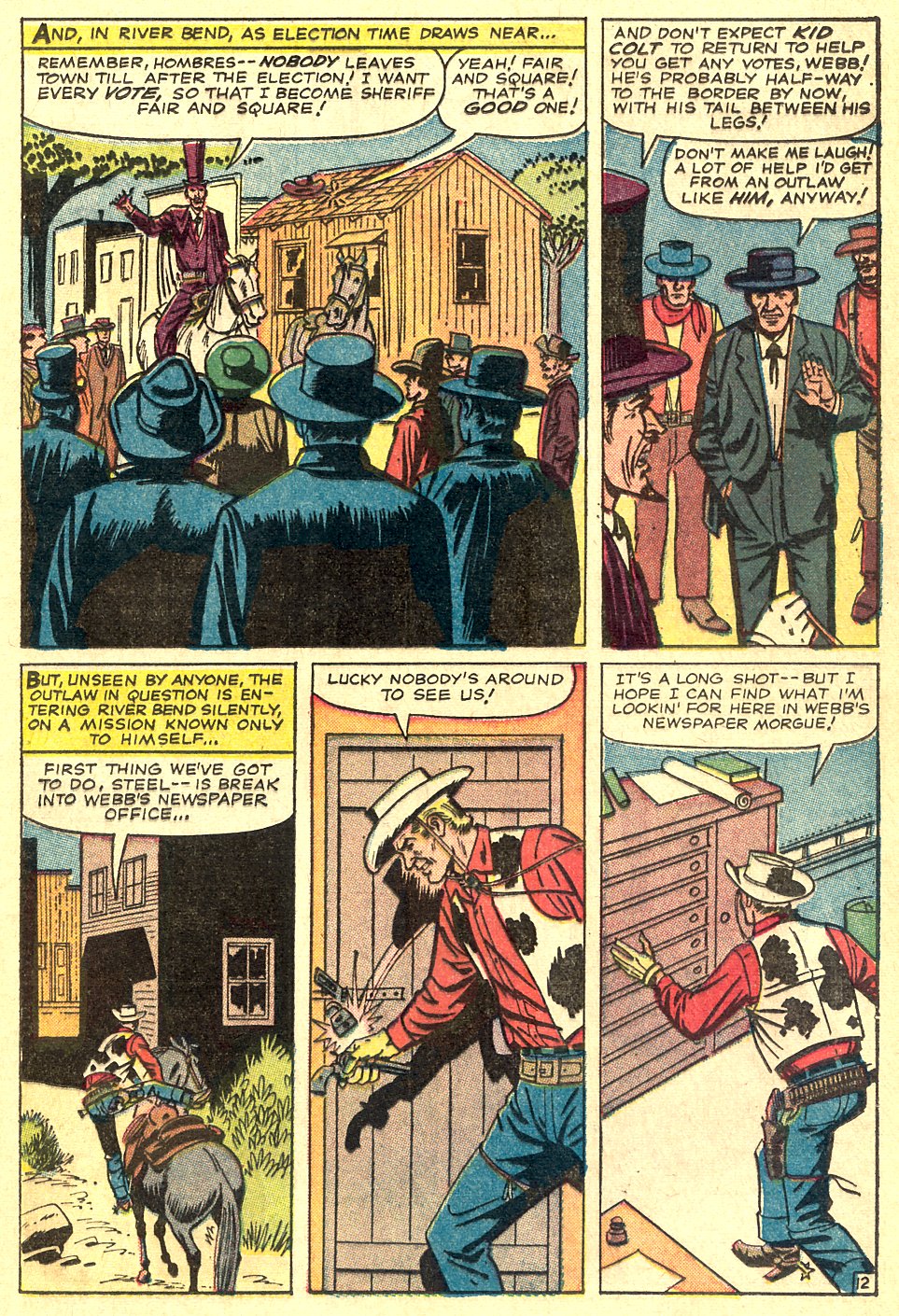 Read online Kid Colt Outlaw comic -  Issue #116 - 17
