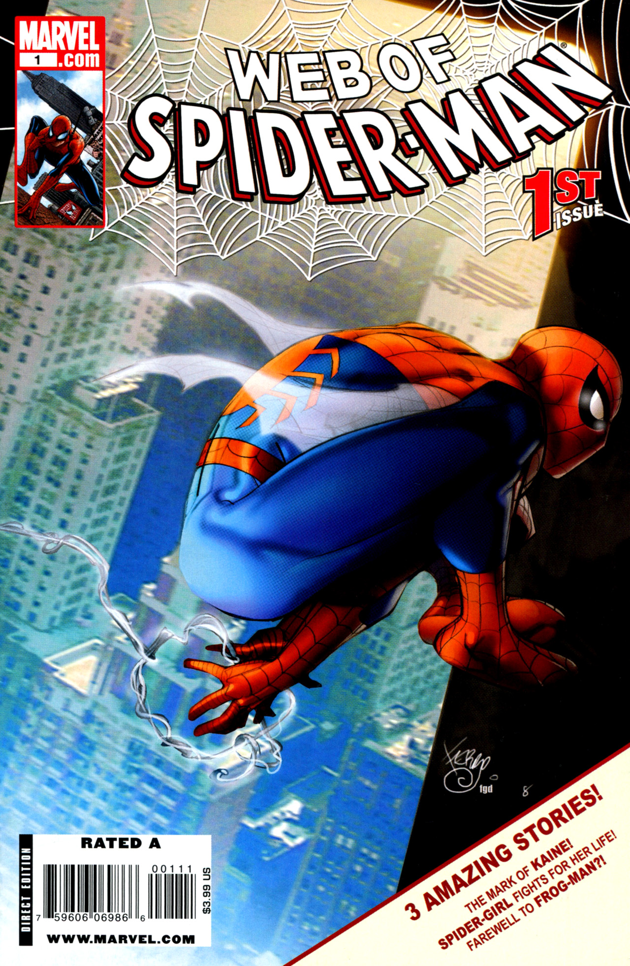 Read online Web of Spider-Man (2009) comic -  Issue #1 - 1