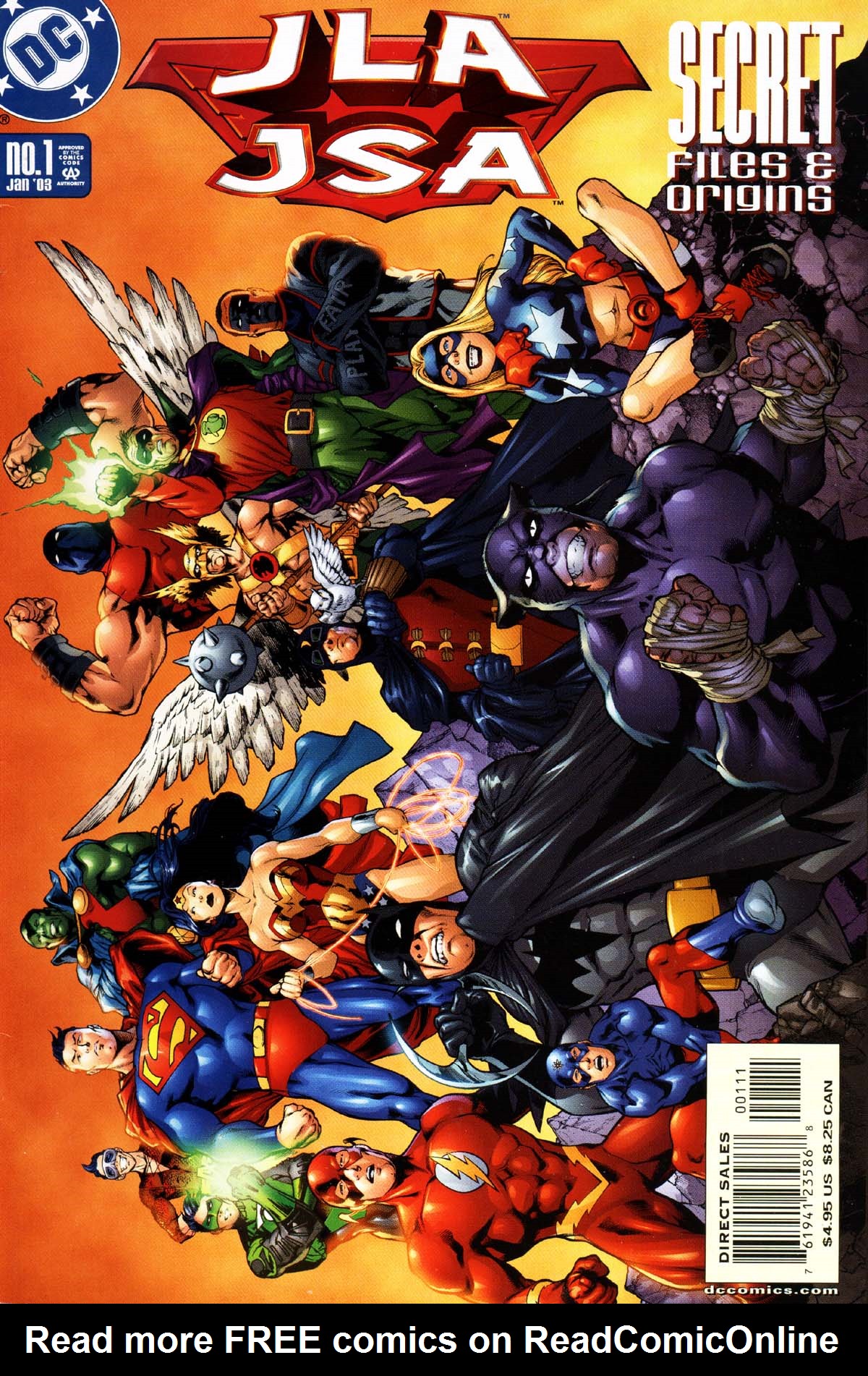 Read online JLA/JSA Secret Files and Origins comic -  Issue # Full - 1