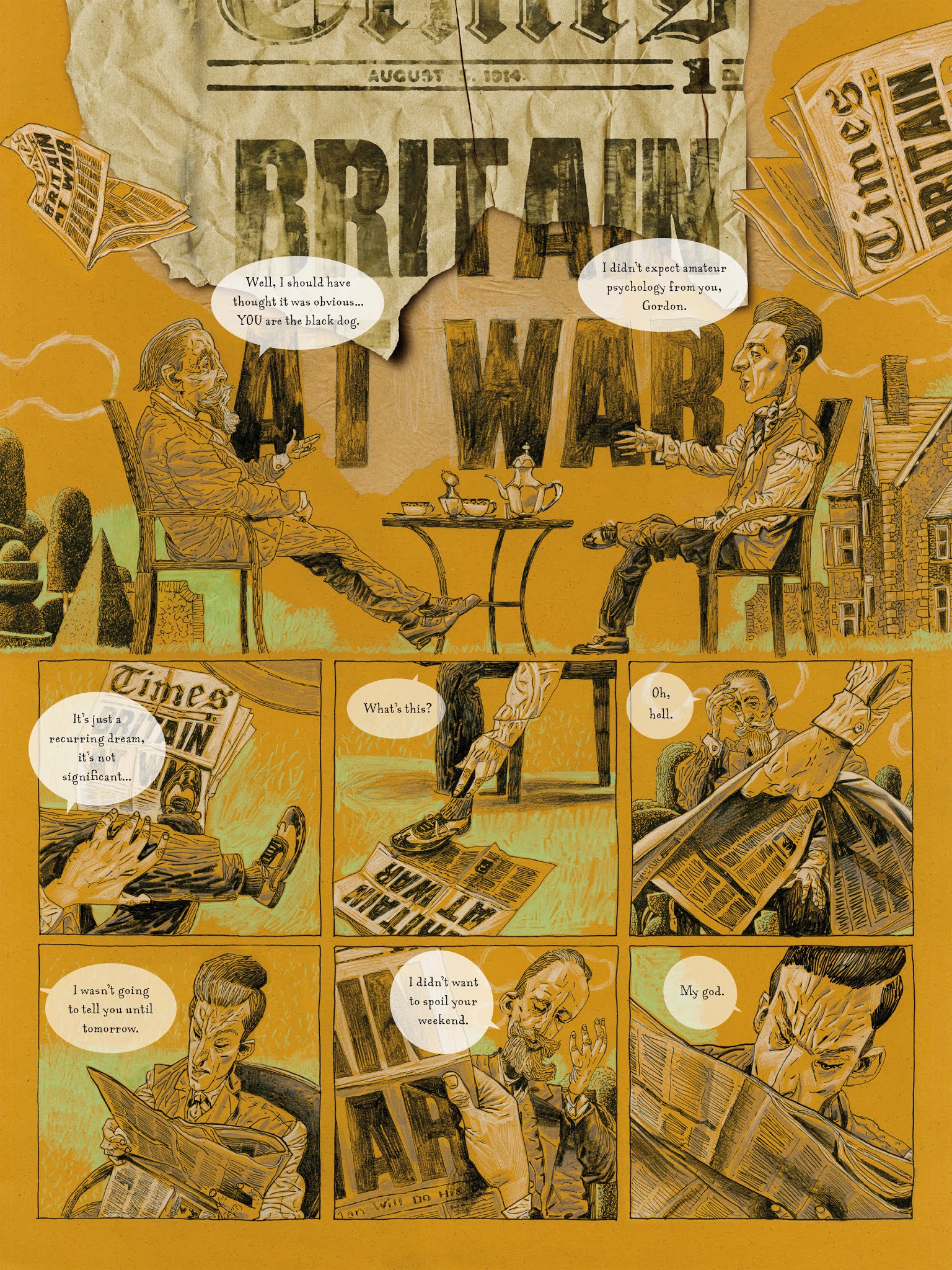 Read online Black Dog: The Dreams of Paul Nash comic -  Issue # TPB - 20