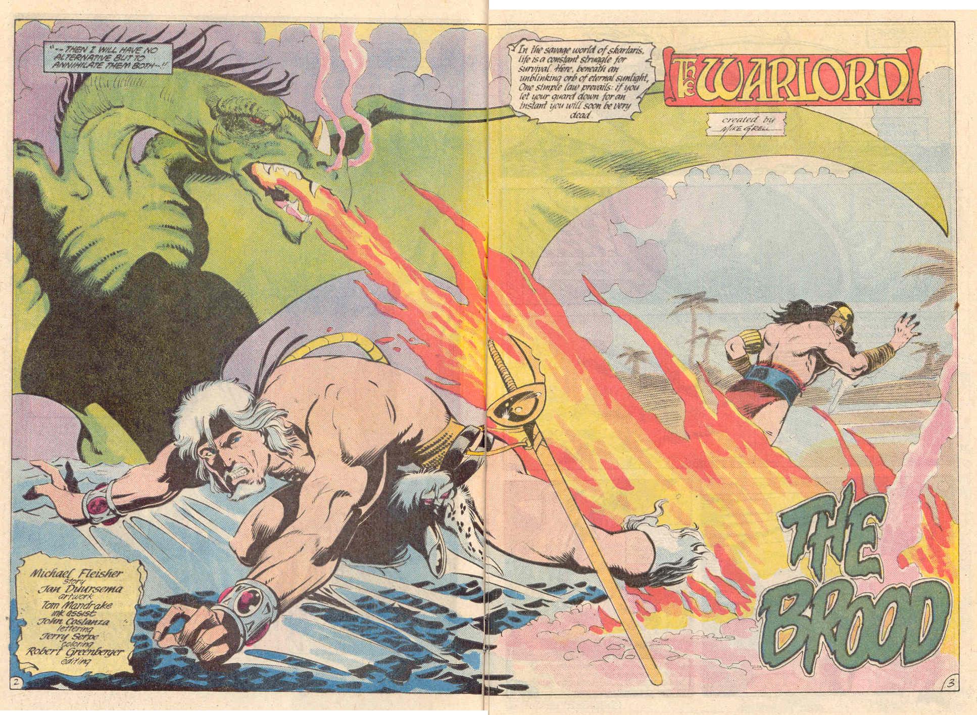 Read online Warlord (1976) comic -  Issue #128 - 3