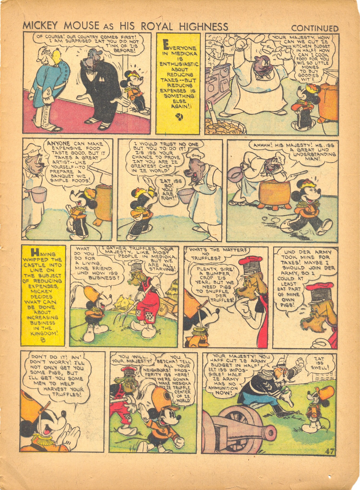 Read online Walt Disney's Comics and Stories comic -  Issue #7 - 49