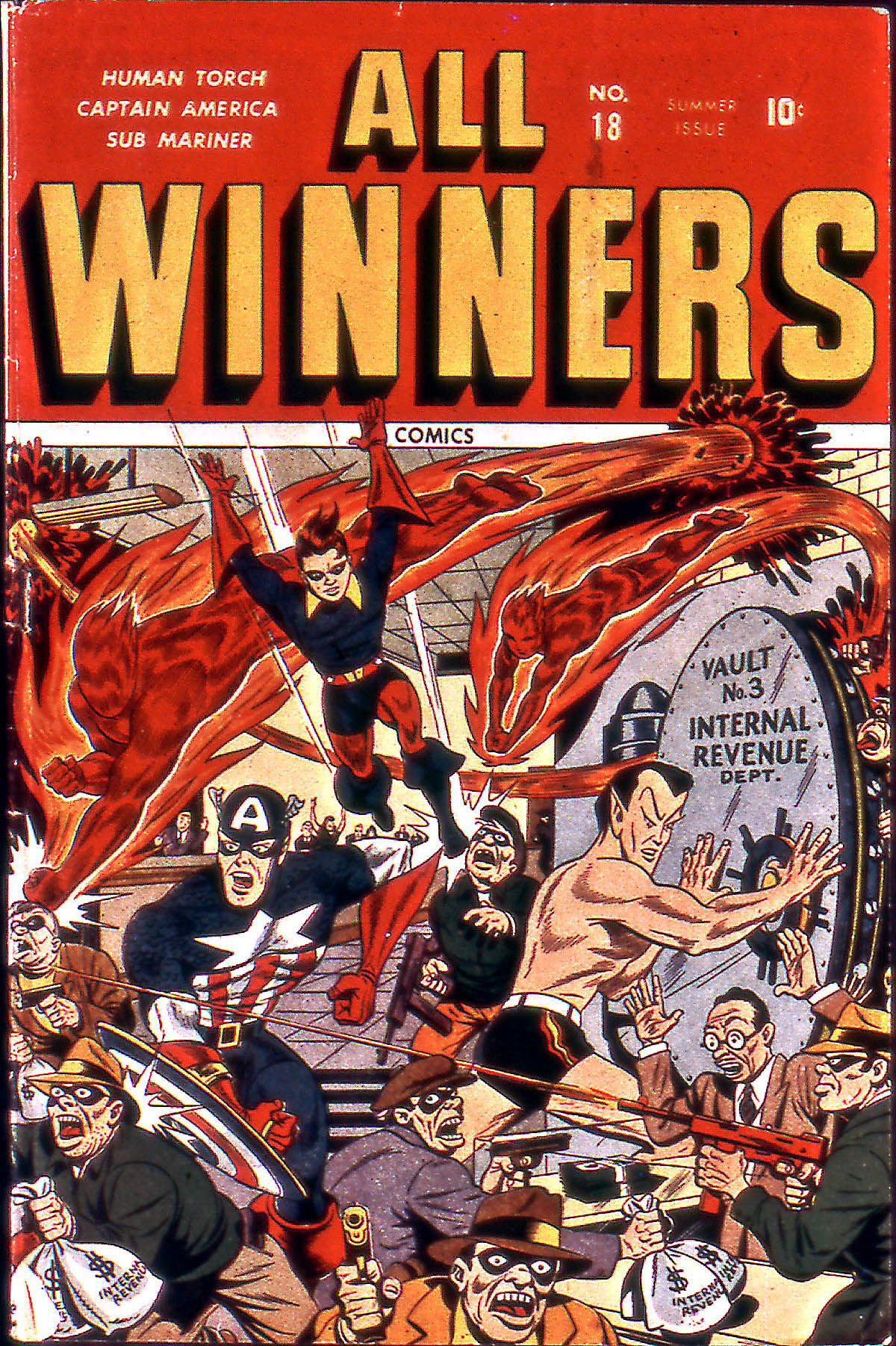 Read online All-Winners Comics comic -  Issue #18 - 1