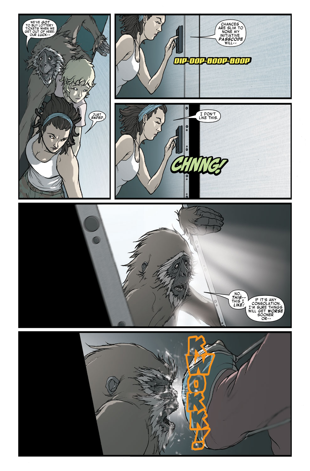 Read online Marvel Apes: Grunt Line Special comic -  Issue # Full - 22