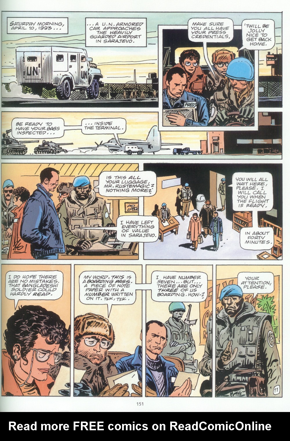 Read online Fax from Sarajevo comic -  Issue # TPB - 138