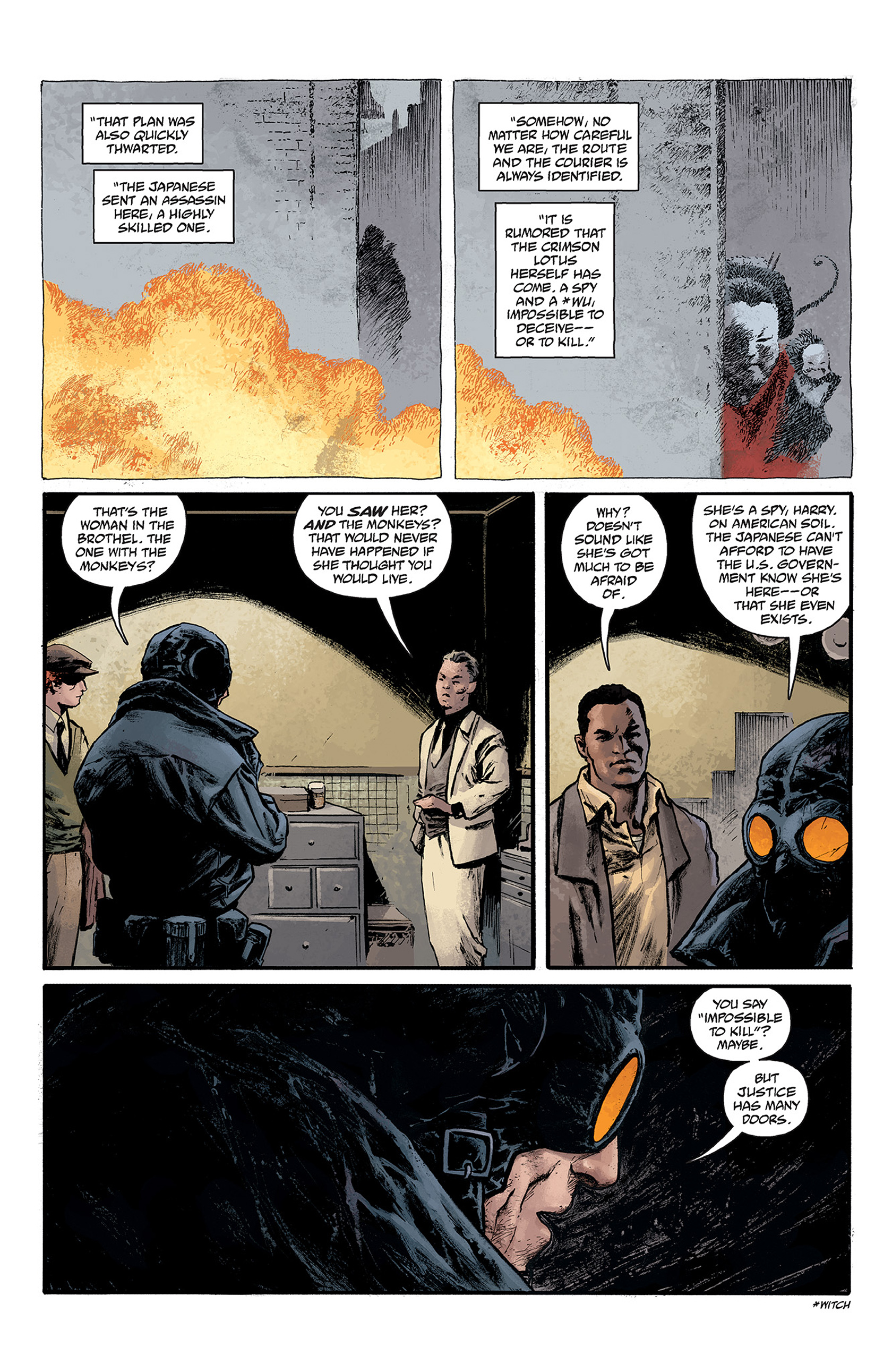 Read online Lobster Johnson: A Scent of Lotus comic -  Issue #1 - 12