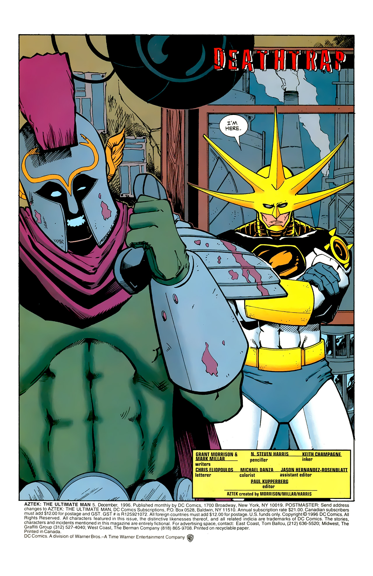 Read online Aztek: The Ultimate Man comic -  Issue #5 - 5