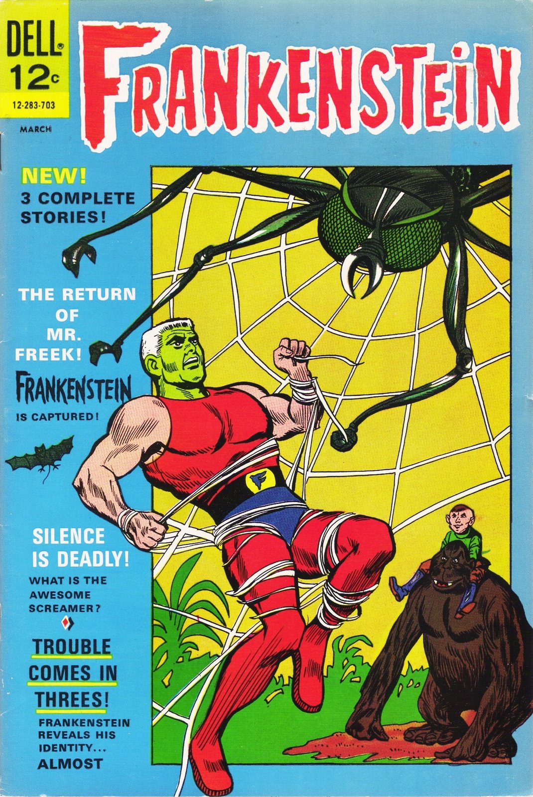 Read online Frankenstein (1964) comic -  Issue #4 - 2