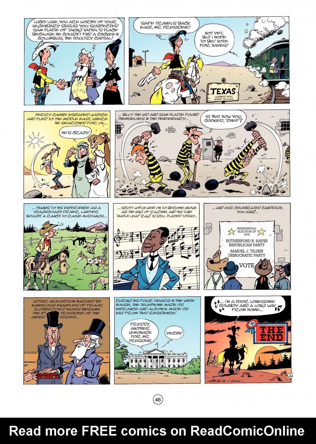 Read online A Lucky Luke Adventure comic -  Issue #39 - 46