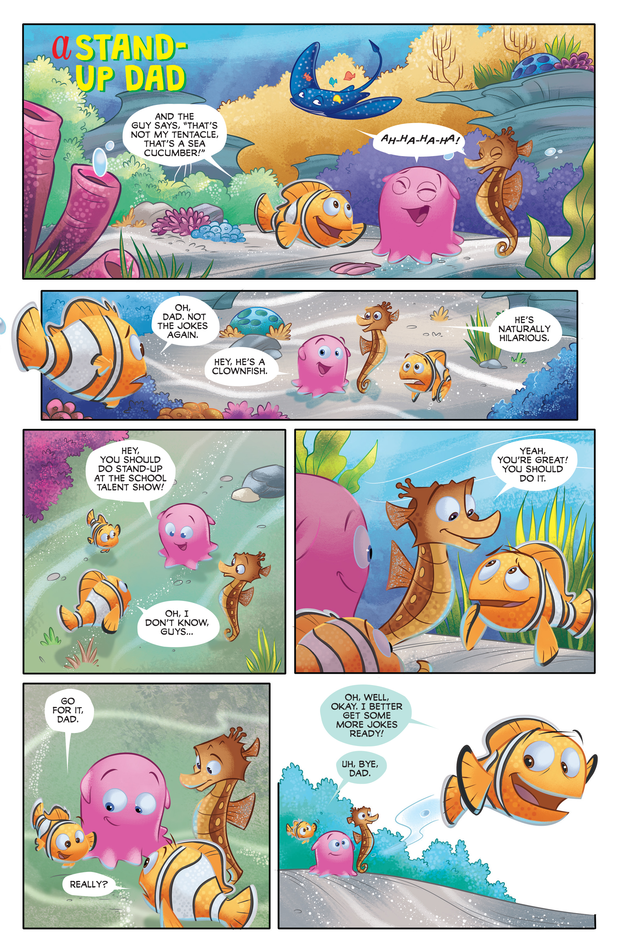 Read online Disney Pixar Finding Dory comic -  Issue #4 - 4