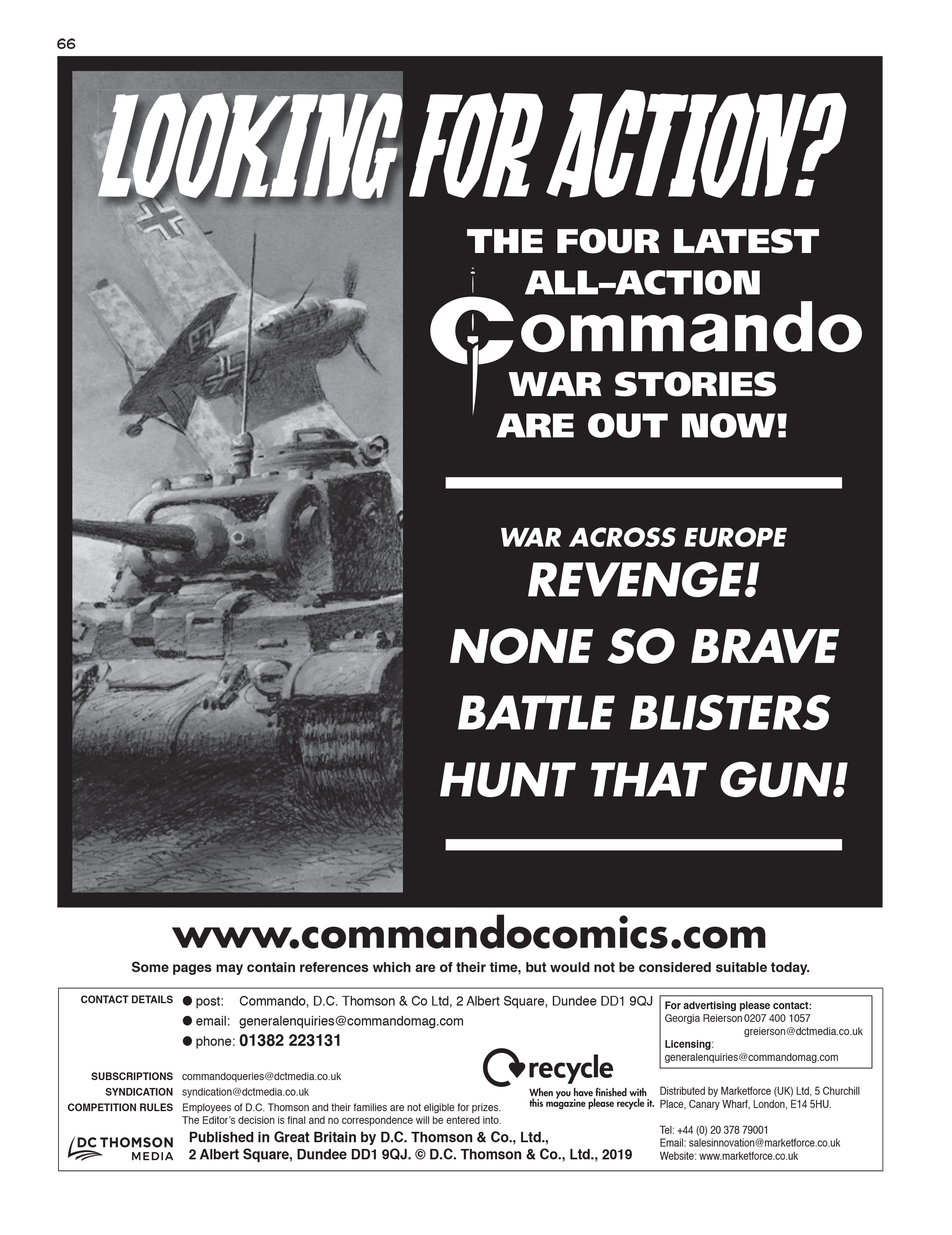 Read online Commando: For Action and Adventure comic -  Issue #5212 - 65