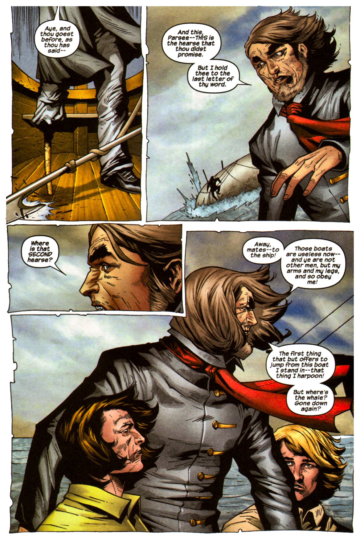 Read online Marvel Illustrated: Moby Dick comic -  Issue # TPB - 129