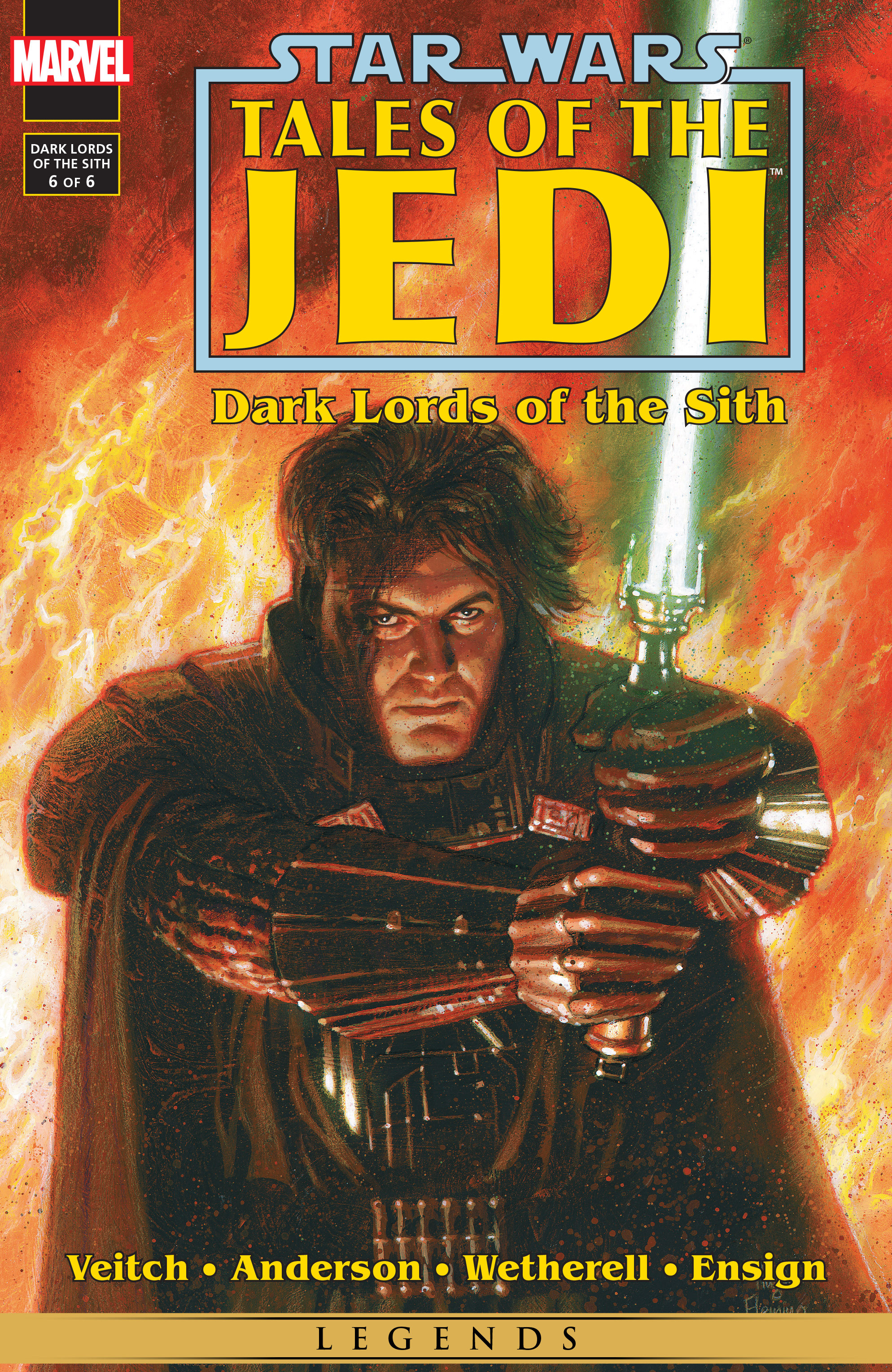 Read online Star Wars: Tales of the Jedi - Dark Lords of the Sith comic -  Issue #6 - 1