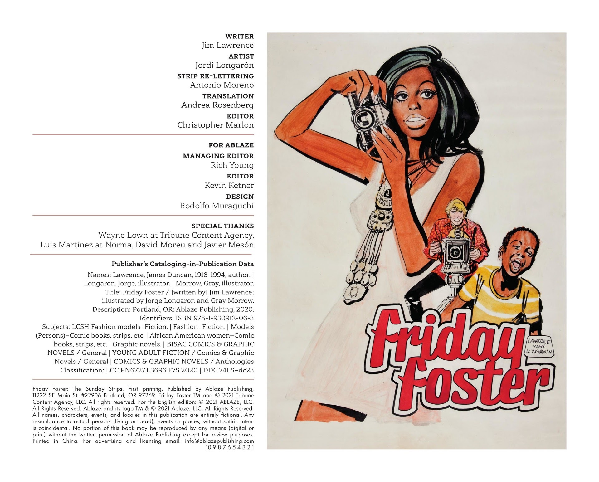 Read online Friday Foster: The Sunday Strips comic -  Issue # TPB (Part 1) - 3
