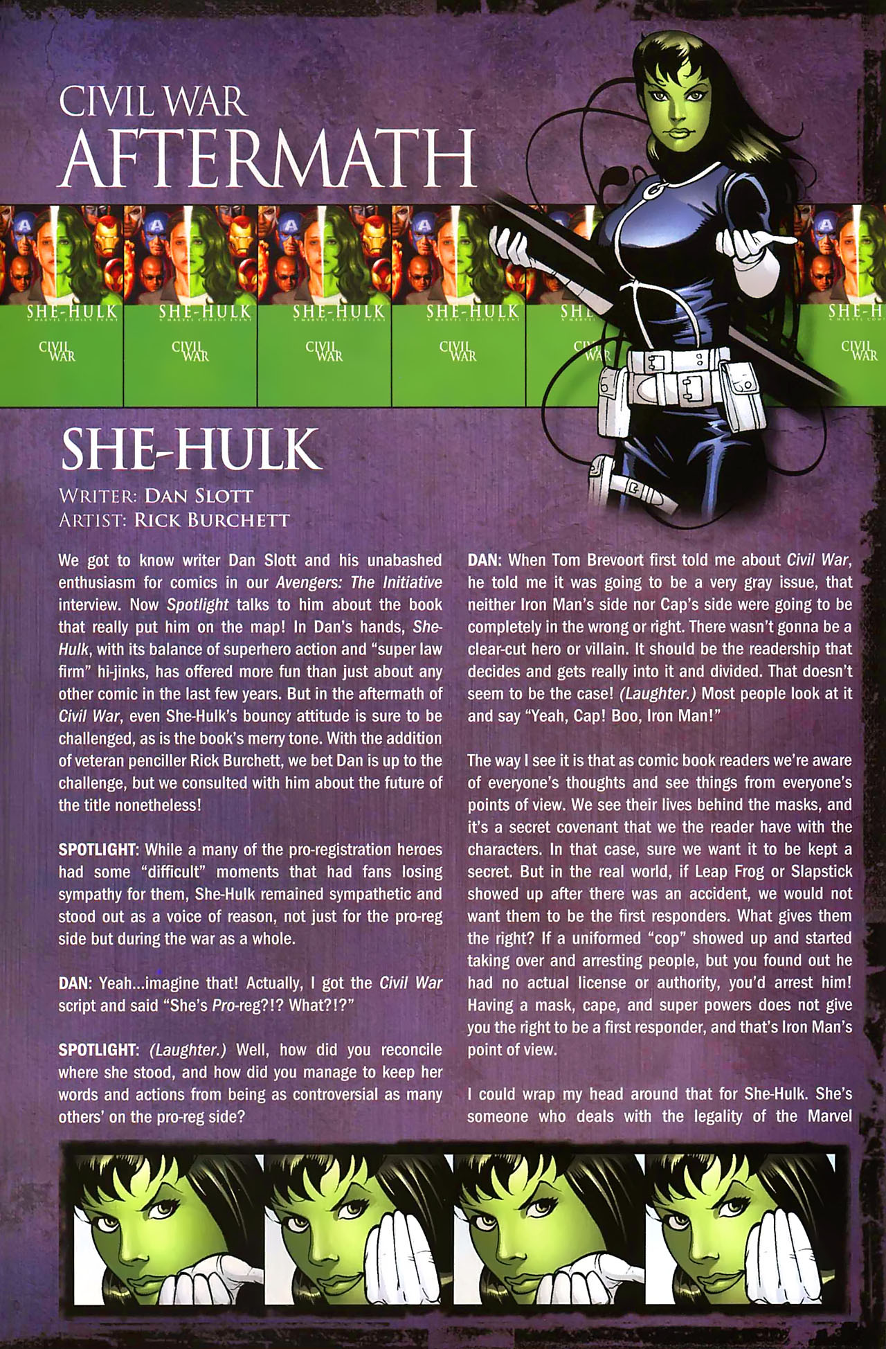 Read online Marvel Spotlight: Civil War Aftermath comic -  Issue # Full - 33