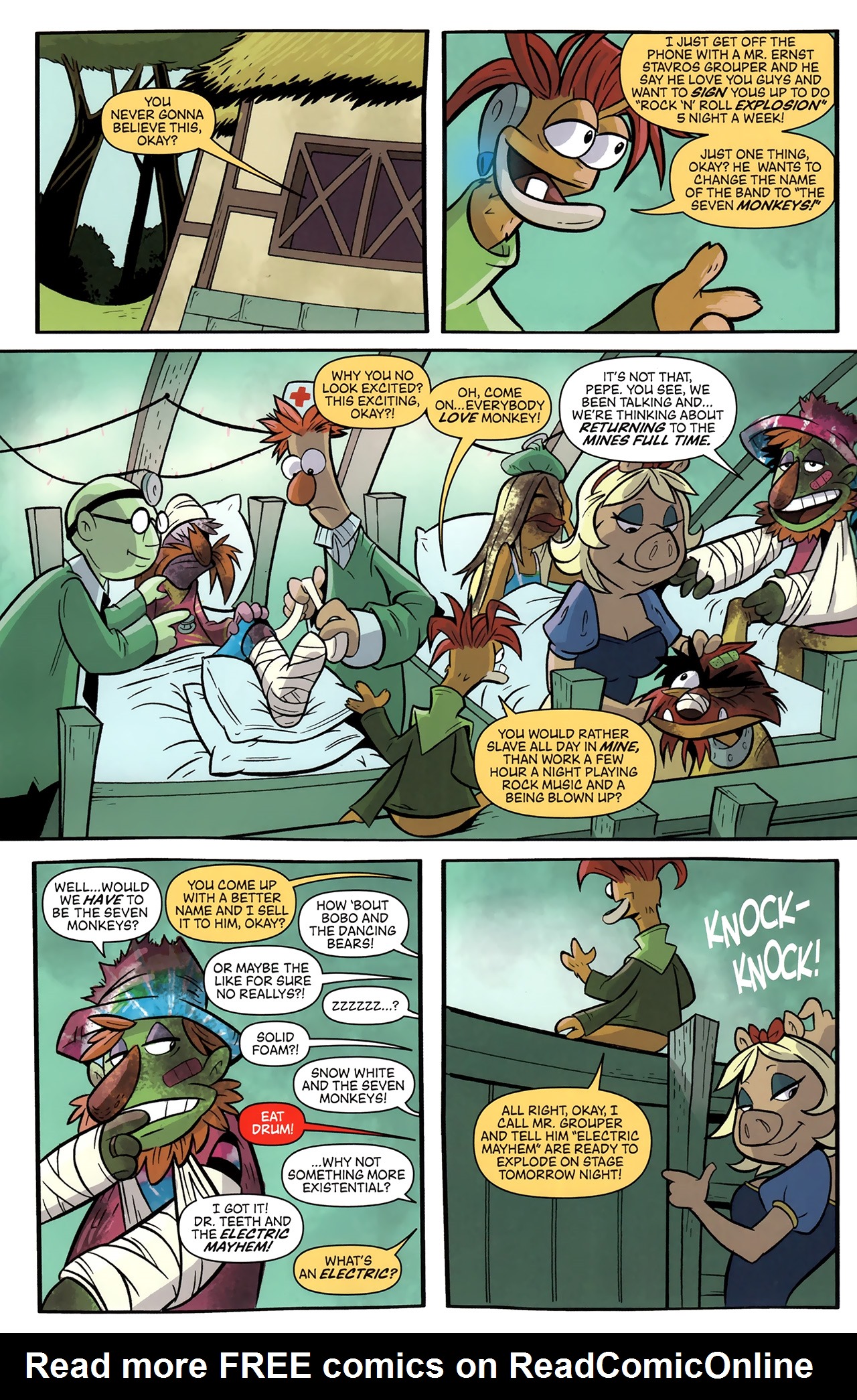 Read online Muppet Snow White comic -  Issue #3 - 12
