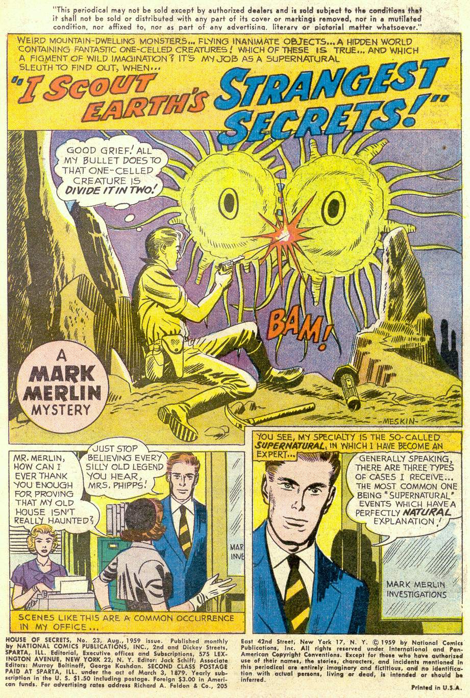 Read online House of Secrets (1956) comic -  Issue #23 - 3