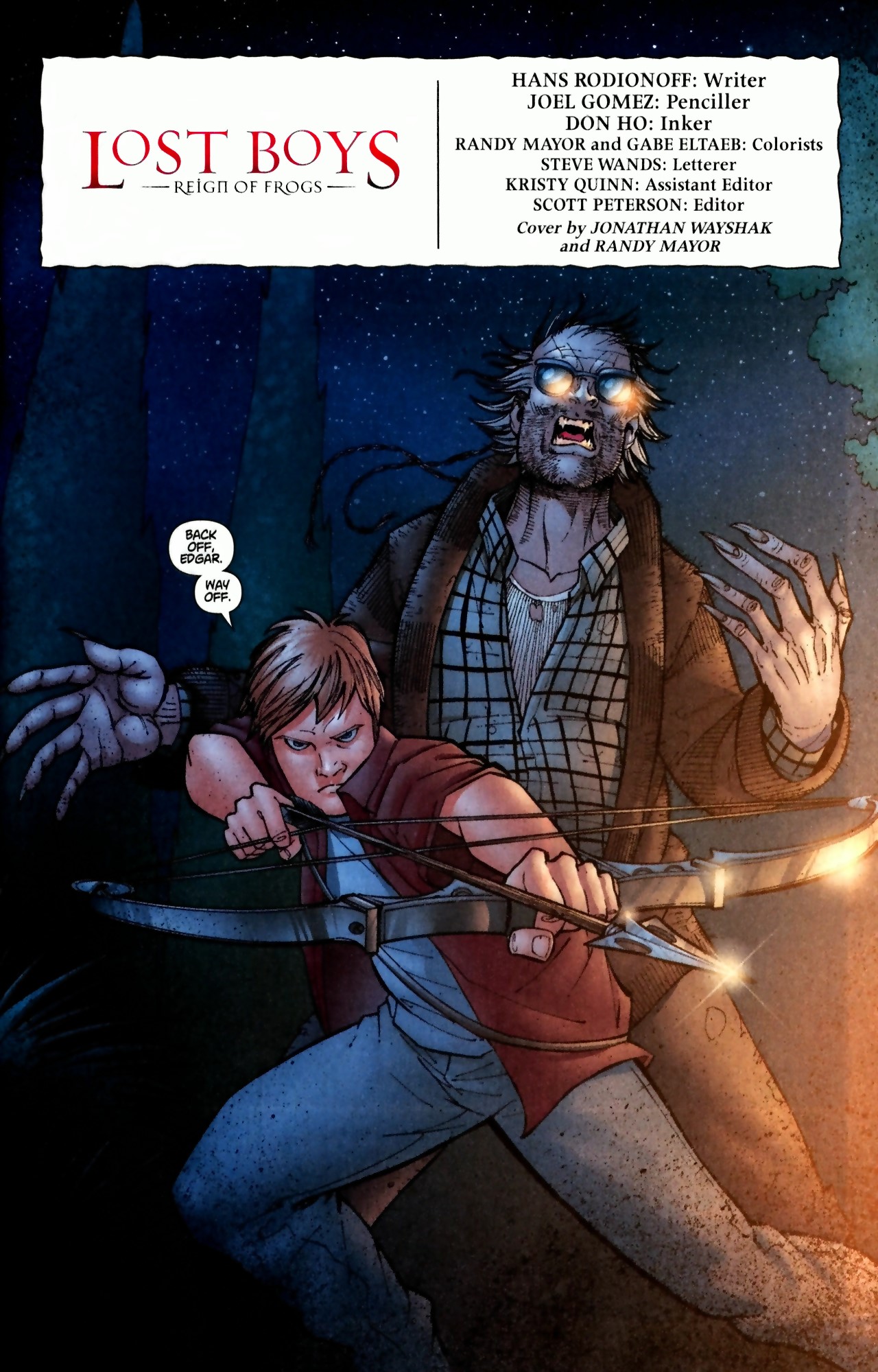 Read online Lost Boys: Reign of Frogs comic -  Issue #3 - 2