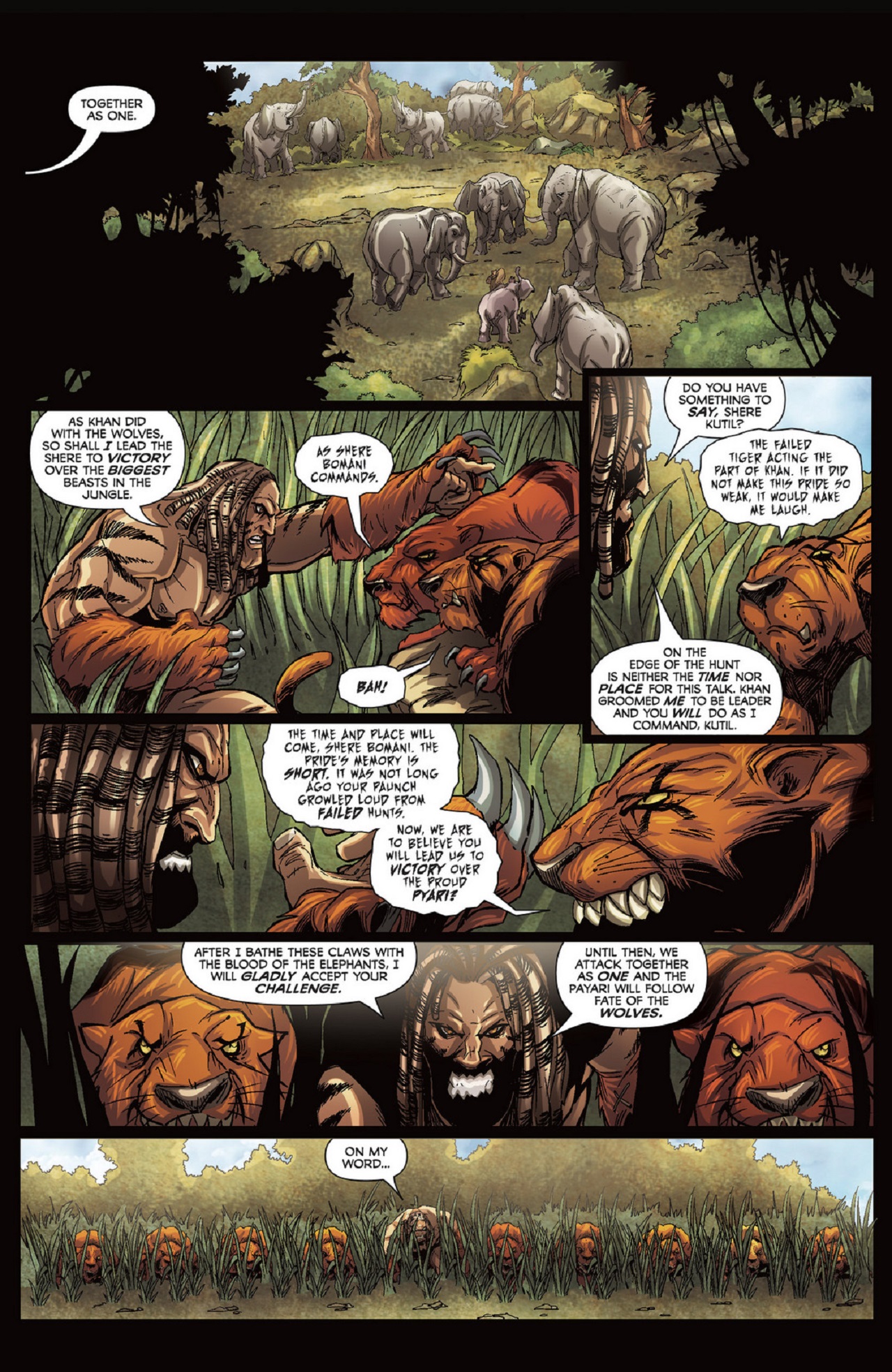 Read online Grimm Fairy Tales presents The Jungle Book: Last of the Species comic -  Issue #1 - 12