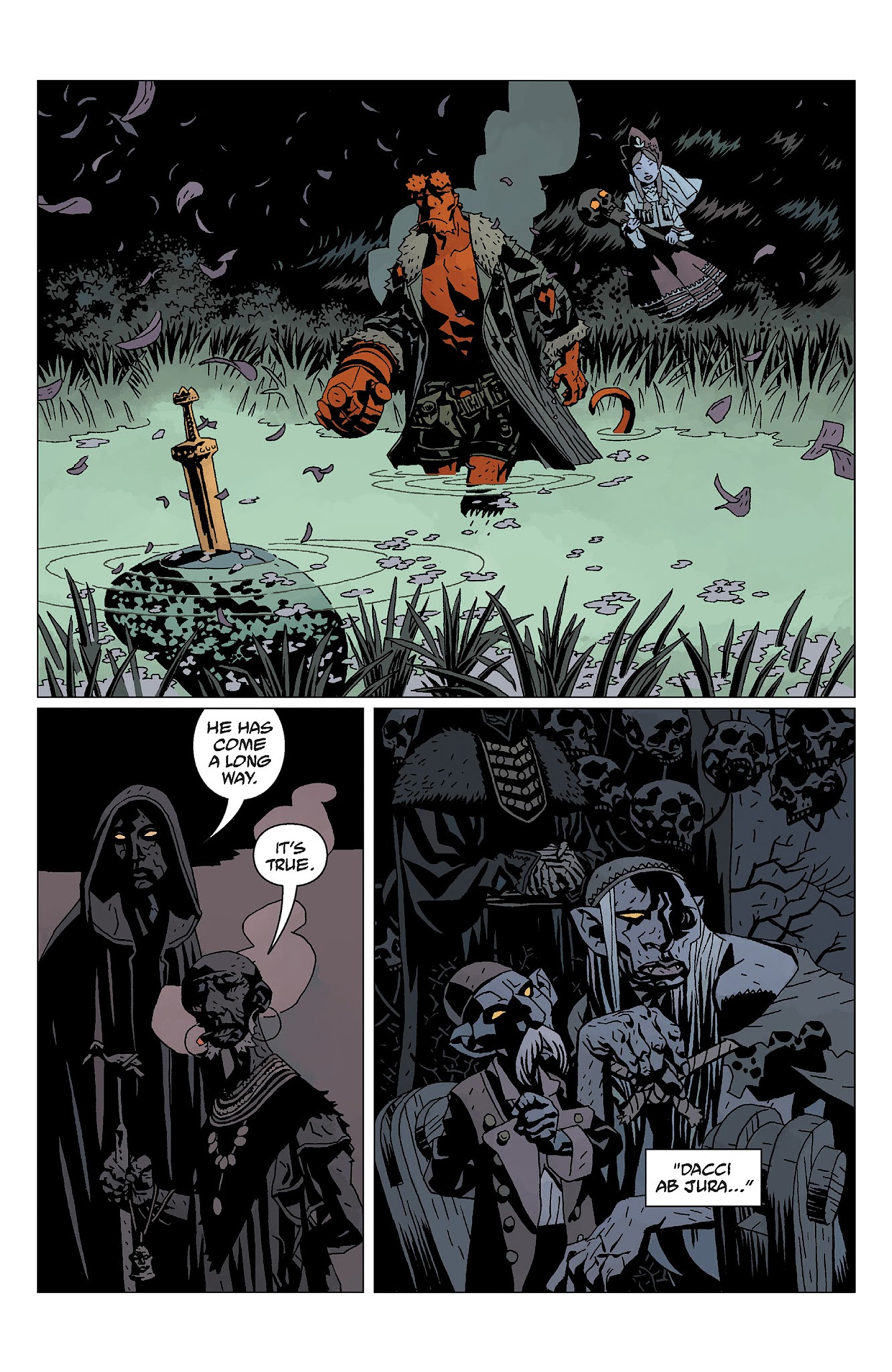 Read online Hellboy: The Wild Hunt comic -  Issue # TPB - 164