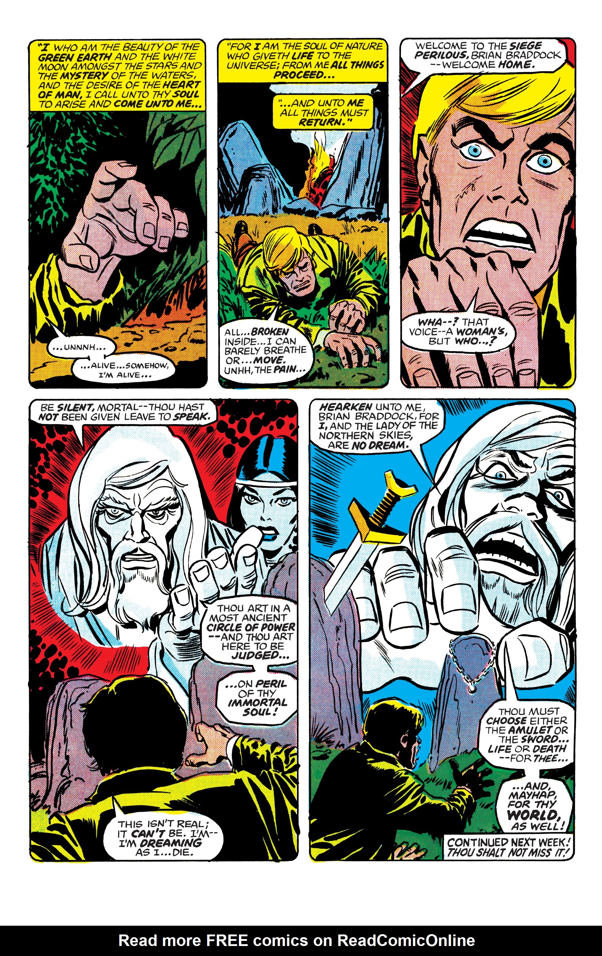 Read online Marvel Tales: Captain Britain comic -  Issue # TPB - 12