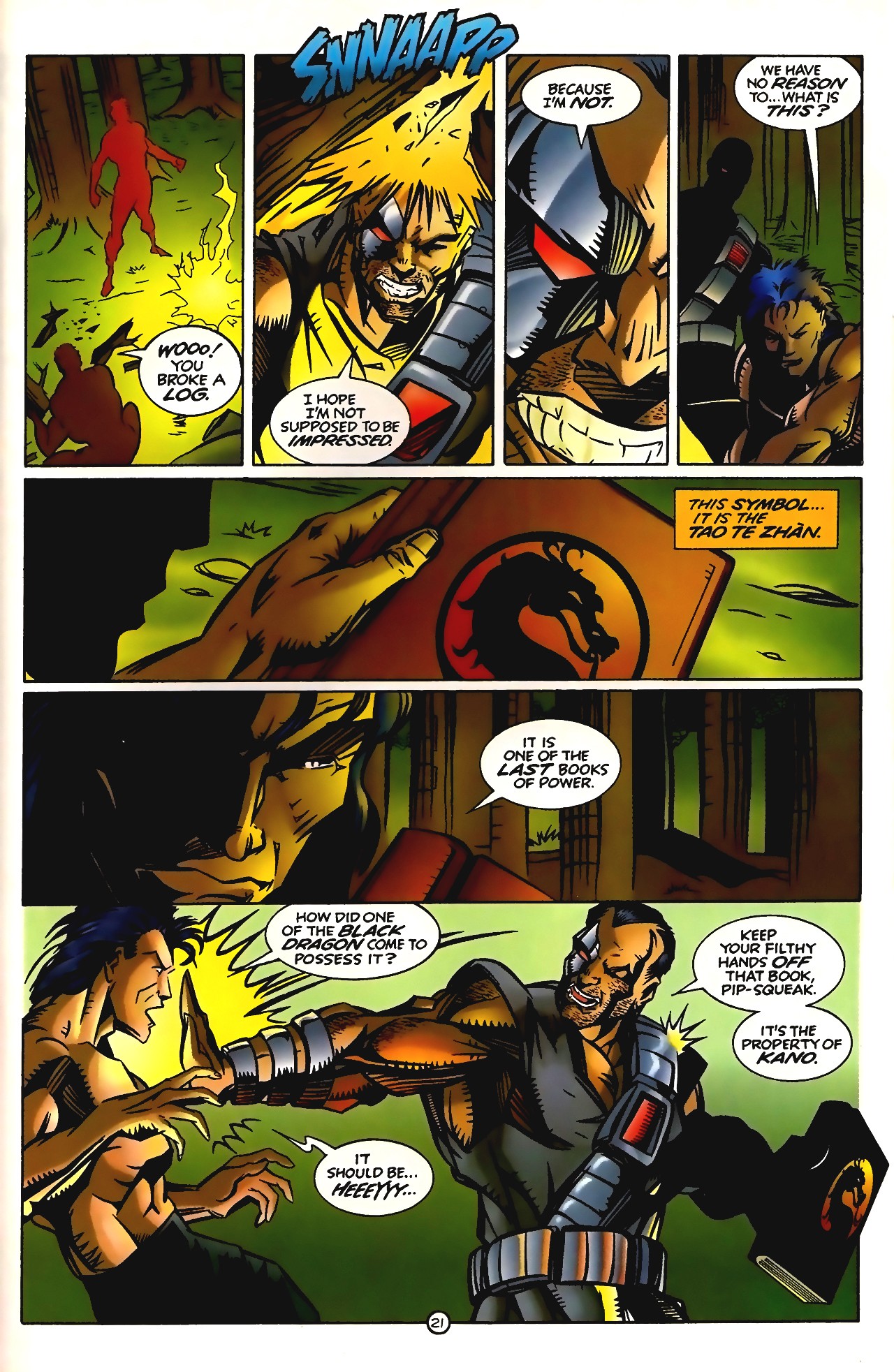 Read online Mortal Kombat (1994) comic -  Issue #4 - 22