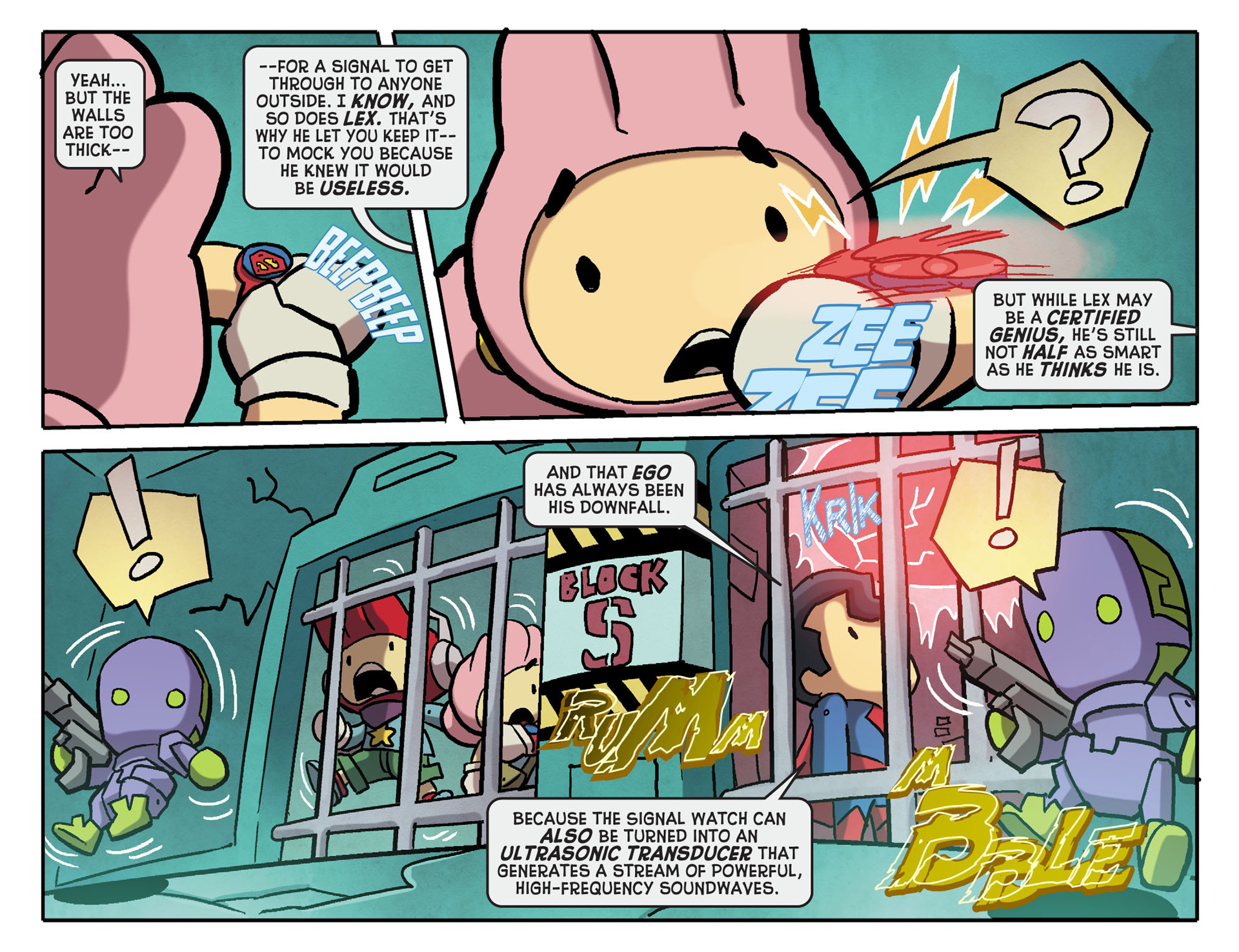 Read online Scribblenauts Unmasked: A Crisis of Imagination comic -  Issue #4 - 7