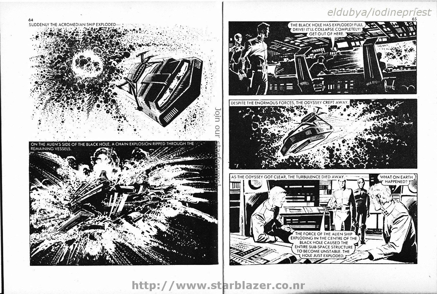 Read online Starblazer comic -  Issue #85 - 34