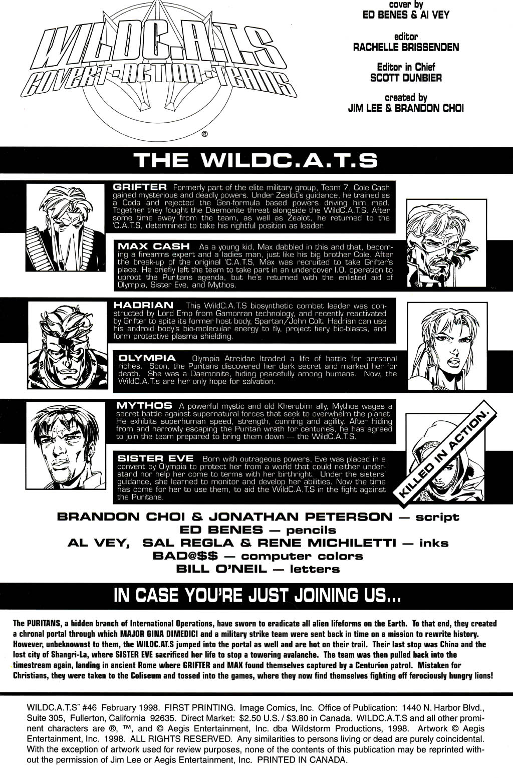 Read online WildC.A.T.s: Covert Action Teams comic -  Issue #46 - 2