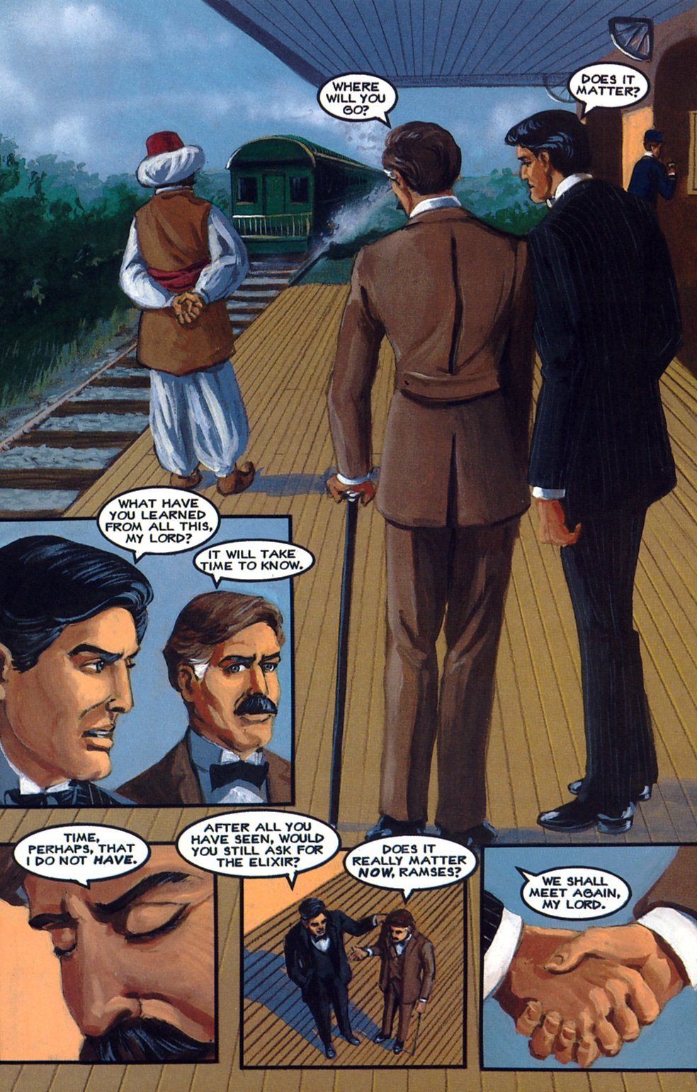 Read online Anne Rice's The Mummy or Ramses the Damned comic -  Issue #12 - 13