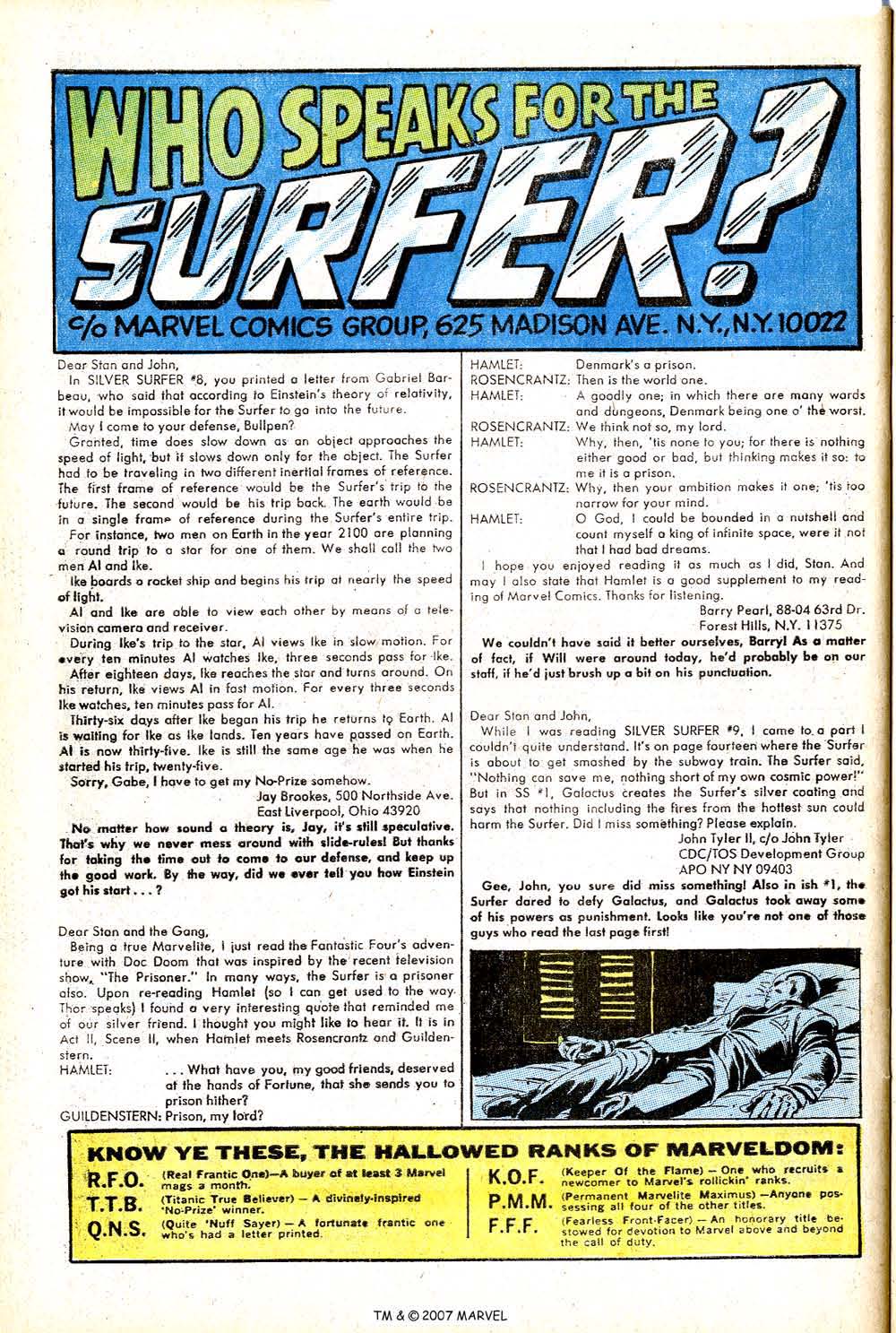 Read online Silver Surfer (1968) comic -  Issue #14 - 32