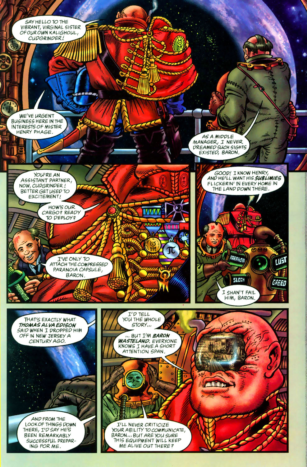 Read online Neil Gaiman's Teknophage comic -  Issue #5 - 4