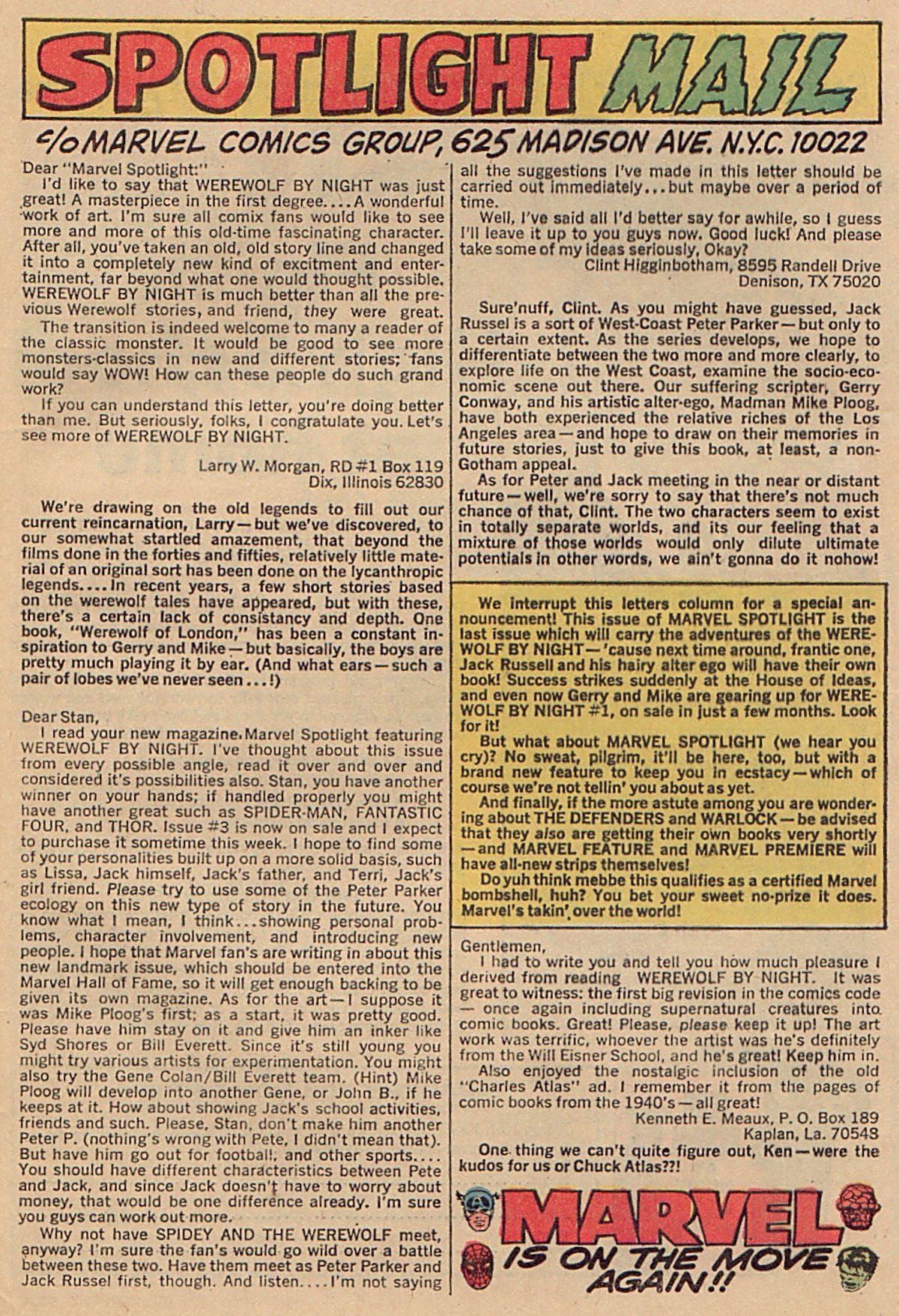 Read online Marvel Spotlight (1971) comic -  Issue #4 - 24