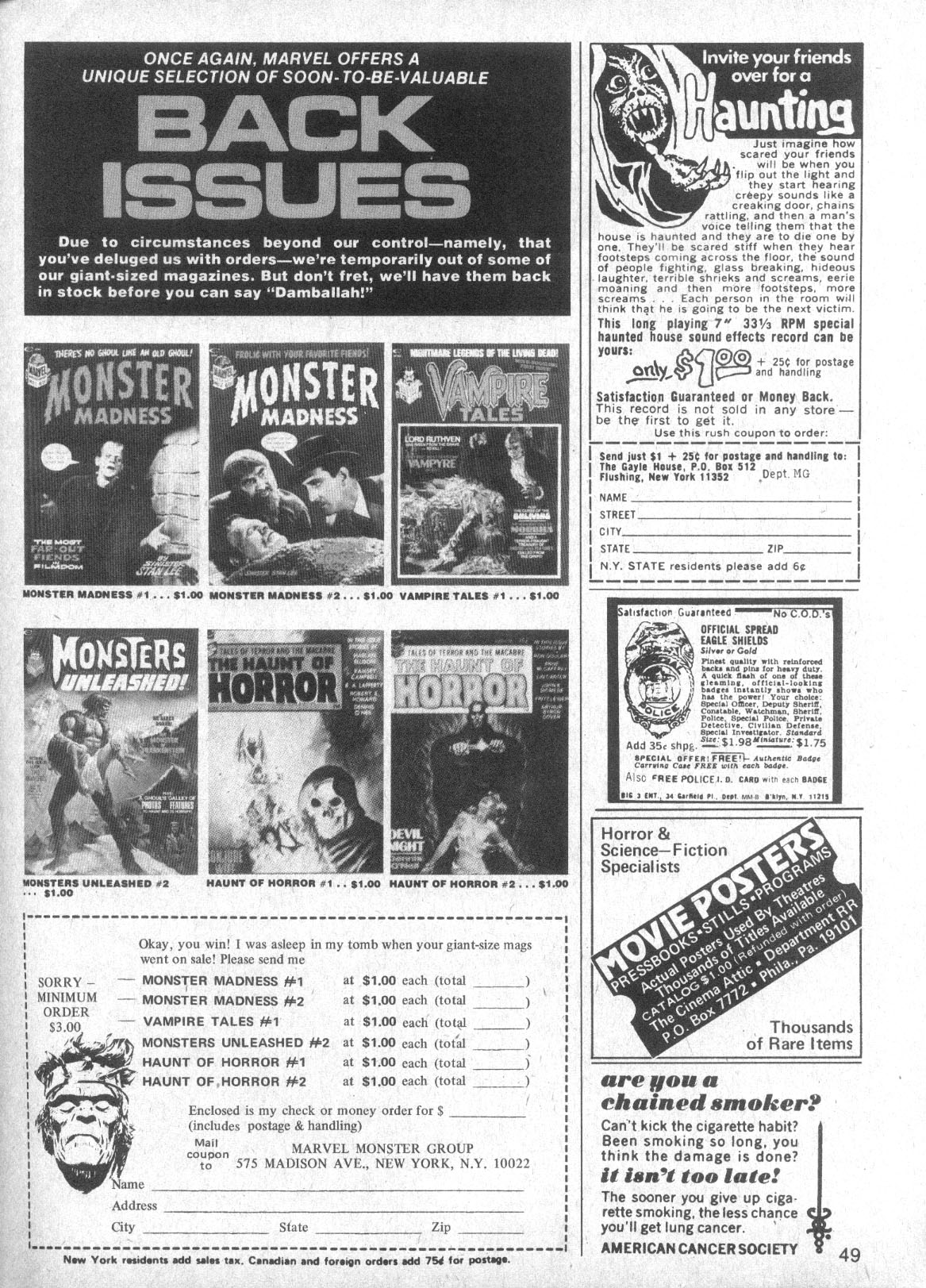 Read online Monsters Unleashed (1973) comic -  Issue #4 - 50