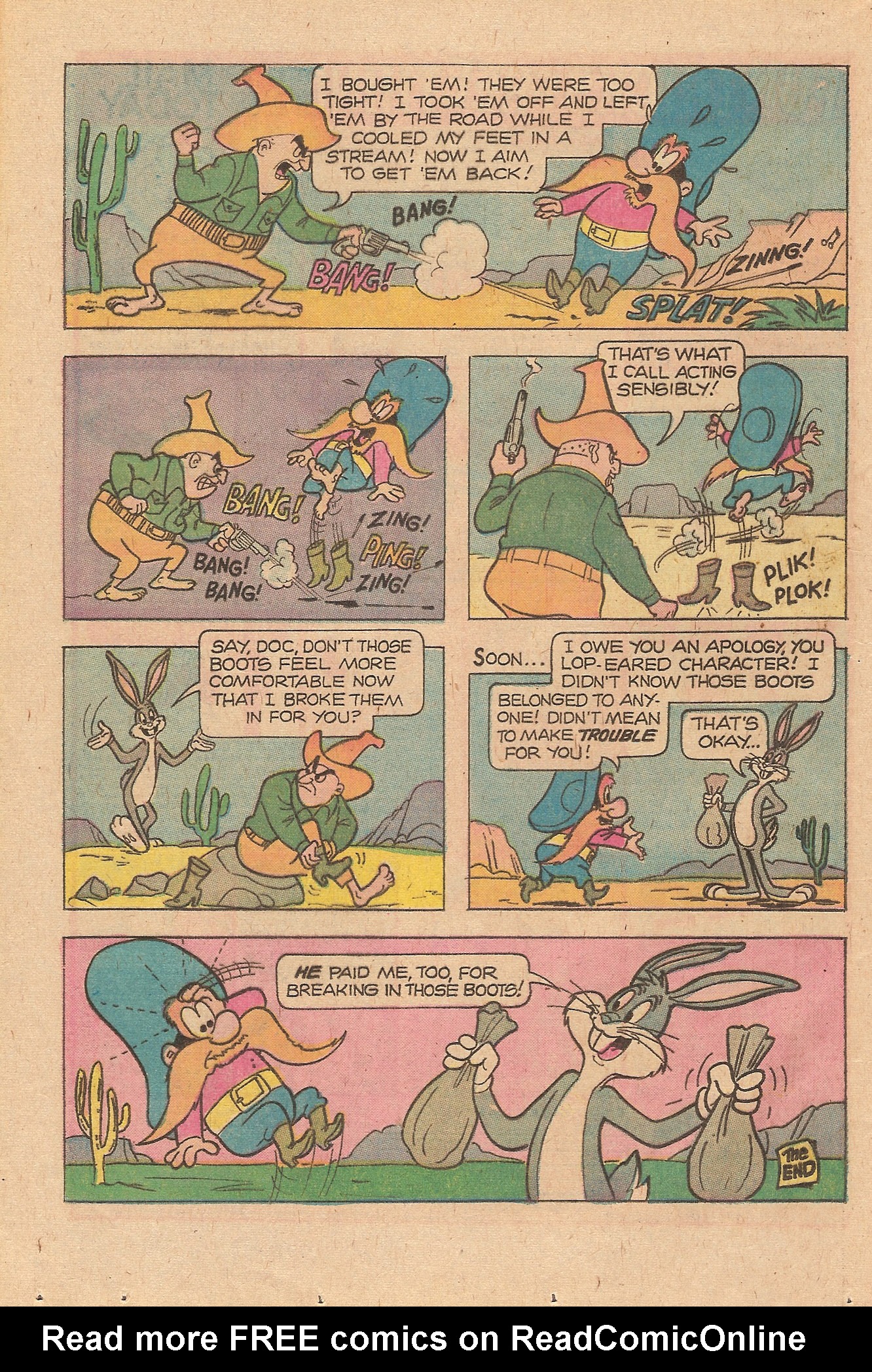 Read online Yosemite Sam and Bugs Bunny comic -  Issue #24 - 24