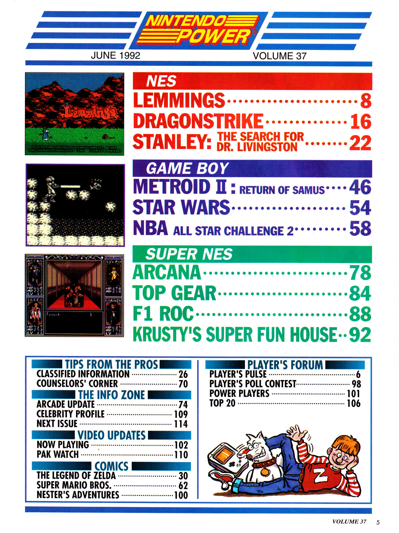 Read online Nintendo Power comic -  Issue #37 - 8