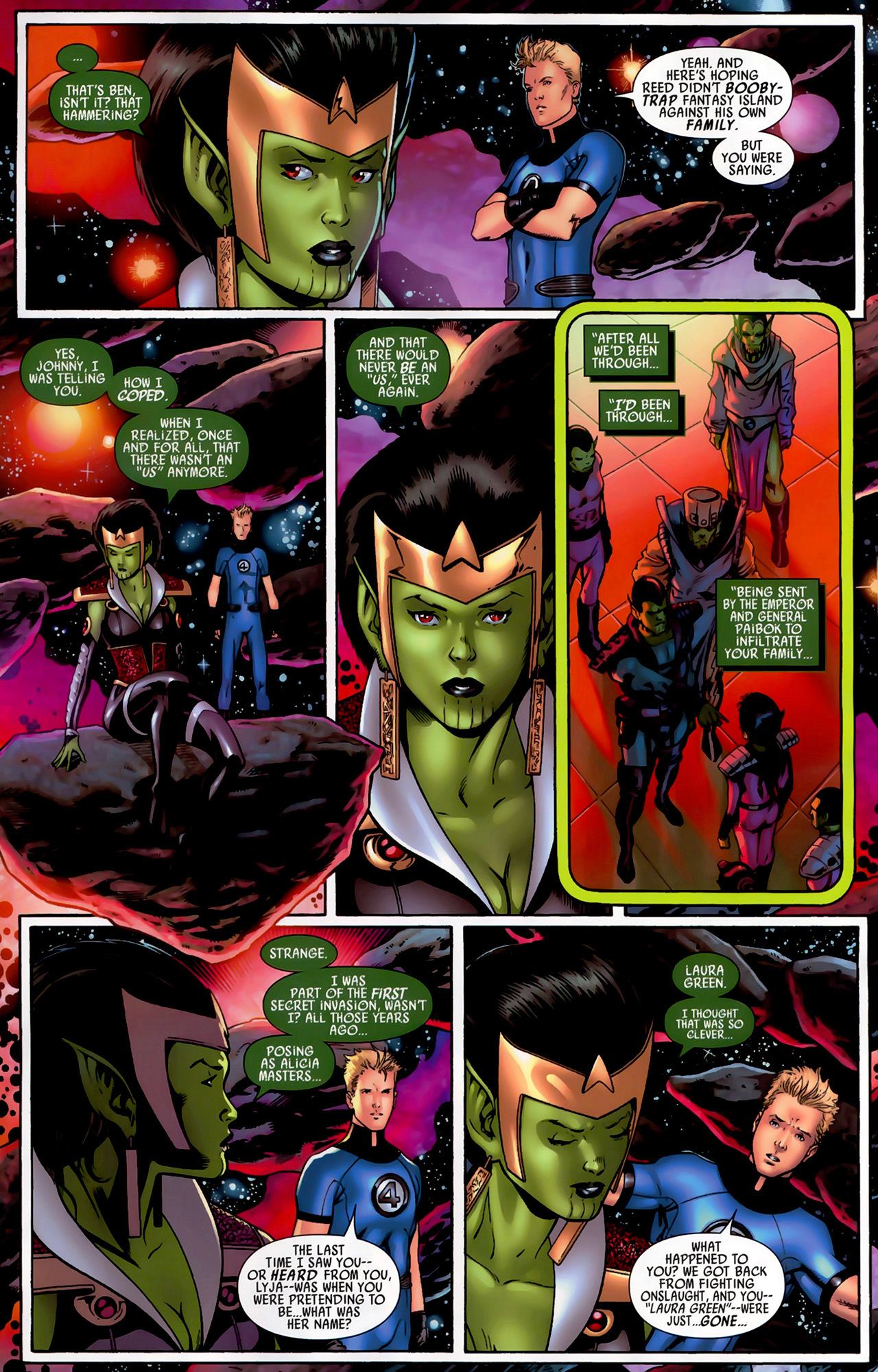 Read online Secret Invasion: Fantastic Four comic -  Issue #3 - 11