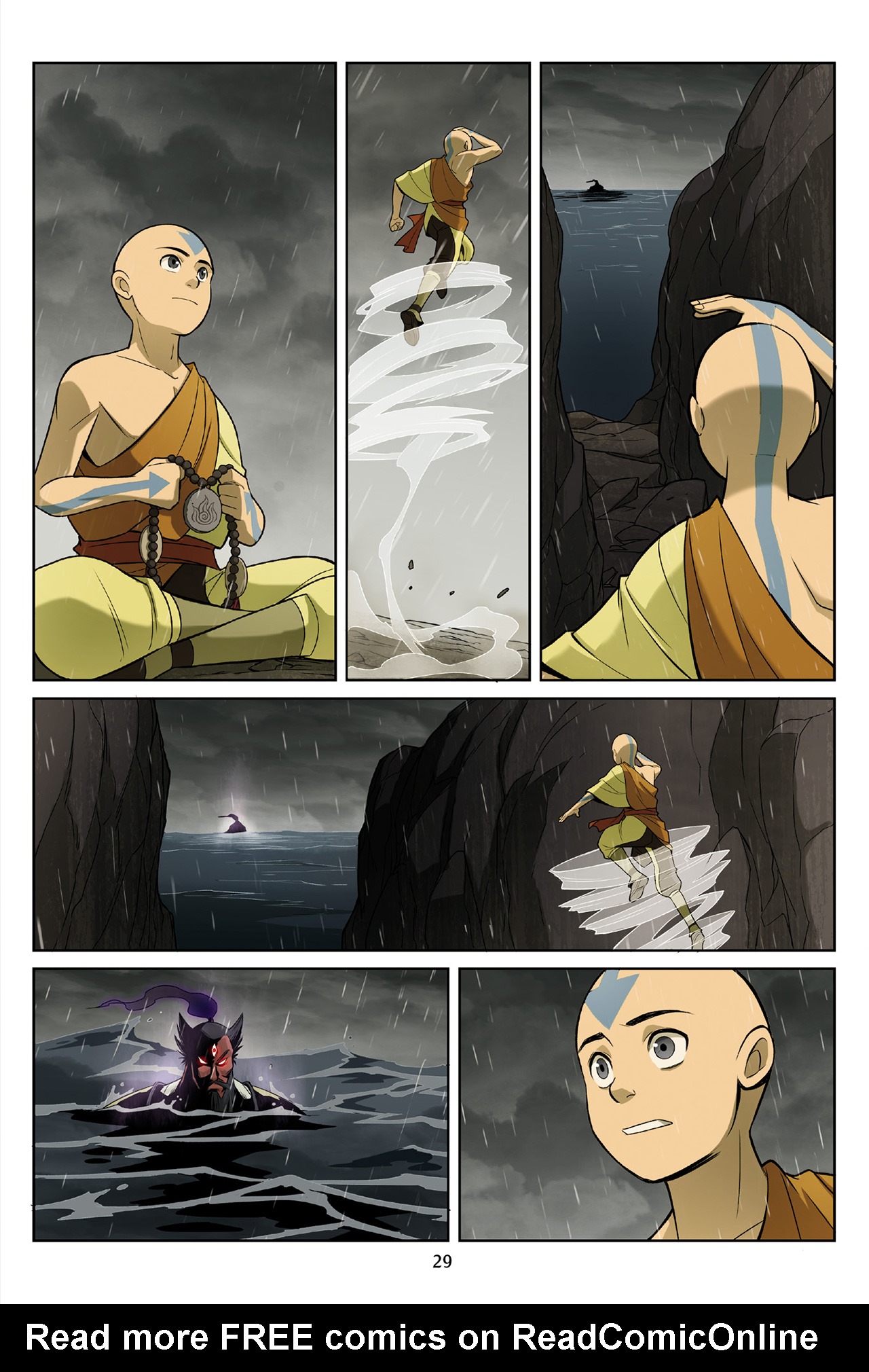 Read online Nickelodeon Avatar: The Last Airbender - The Rift comic -  Issue # Part 3 - 30