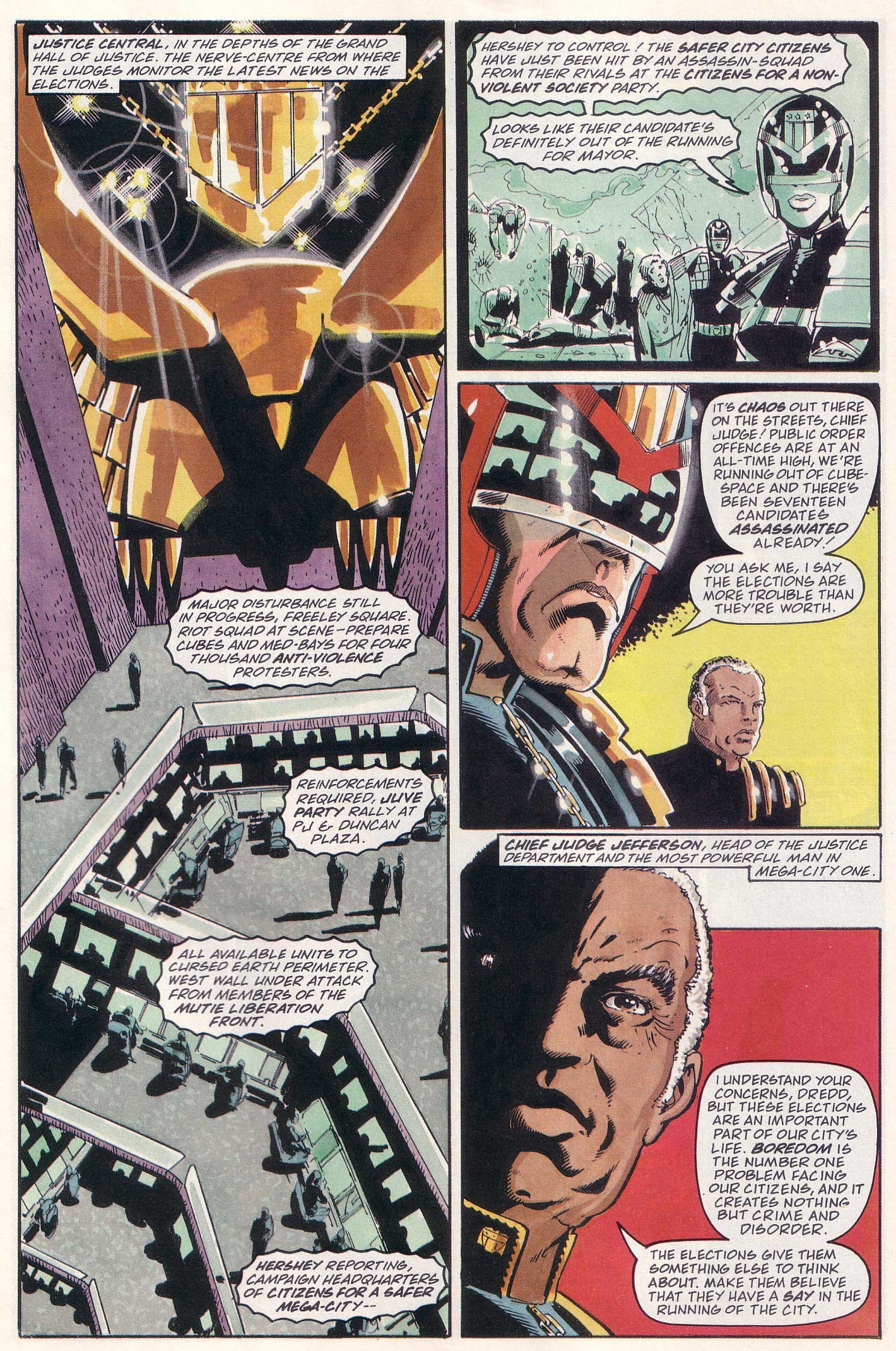 Read online Judge Dredd Lawman of the Future comic -  Issue #10 - 21