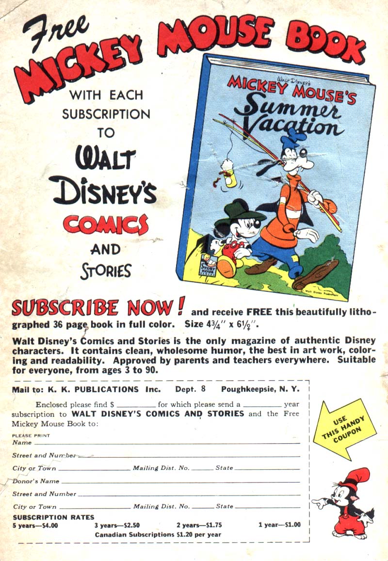 Read online Walt Disney's Comics and Stories comic -  Issue #155 - 2
