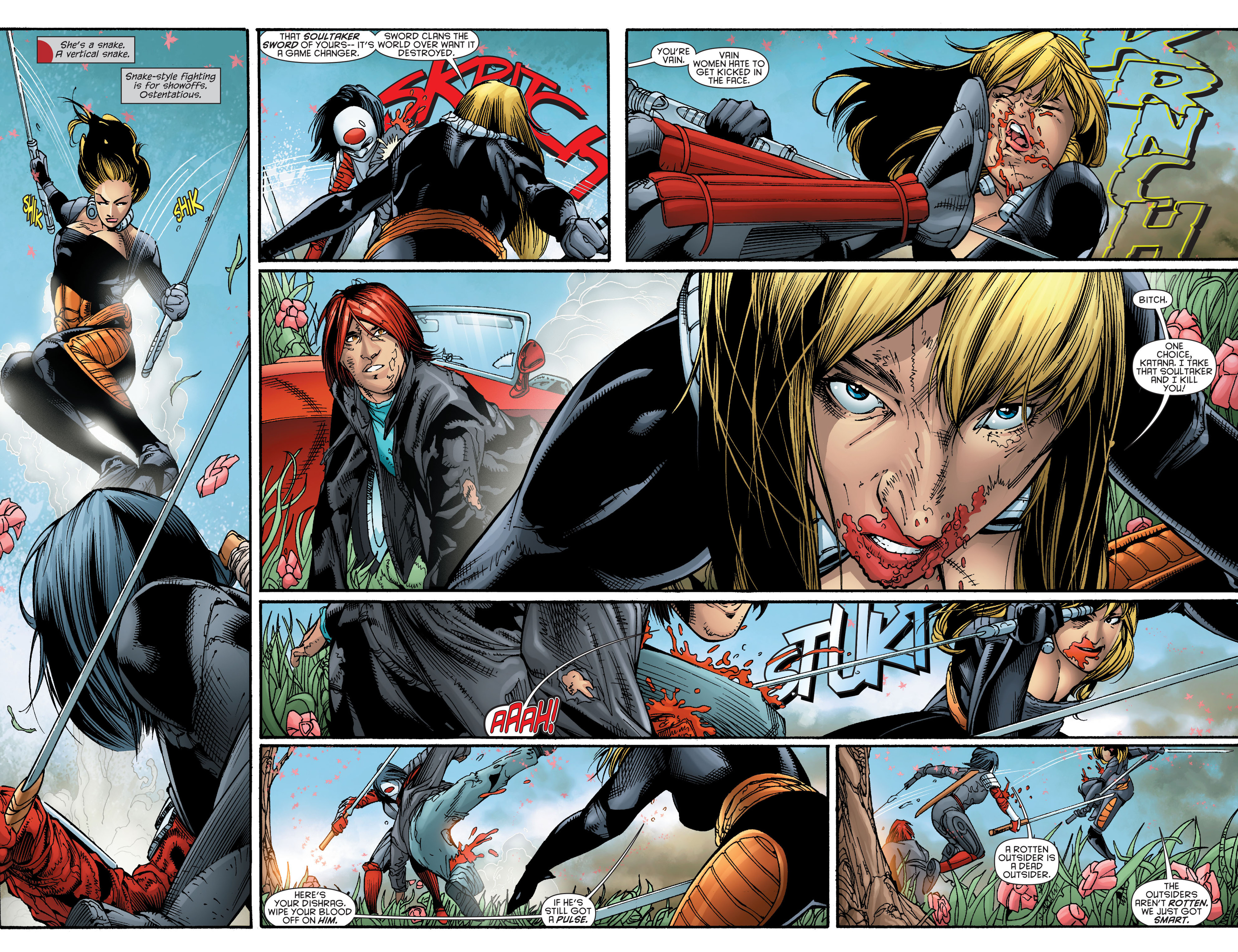 Read online Katana comic -  Issue #5 - 11