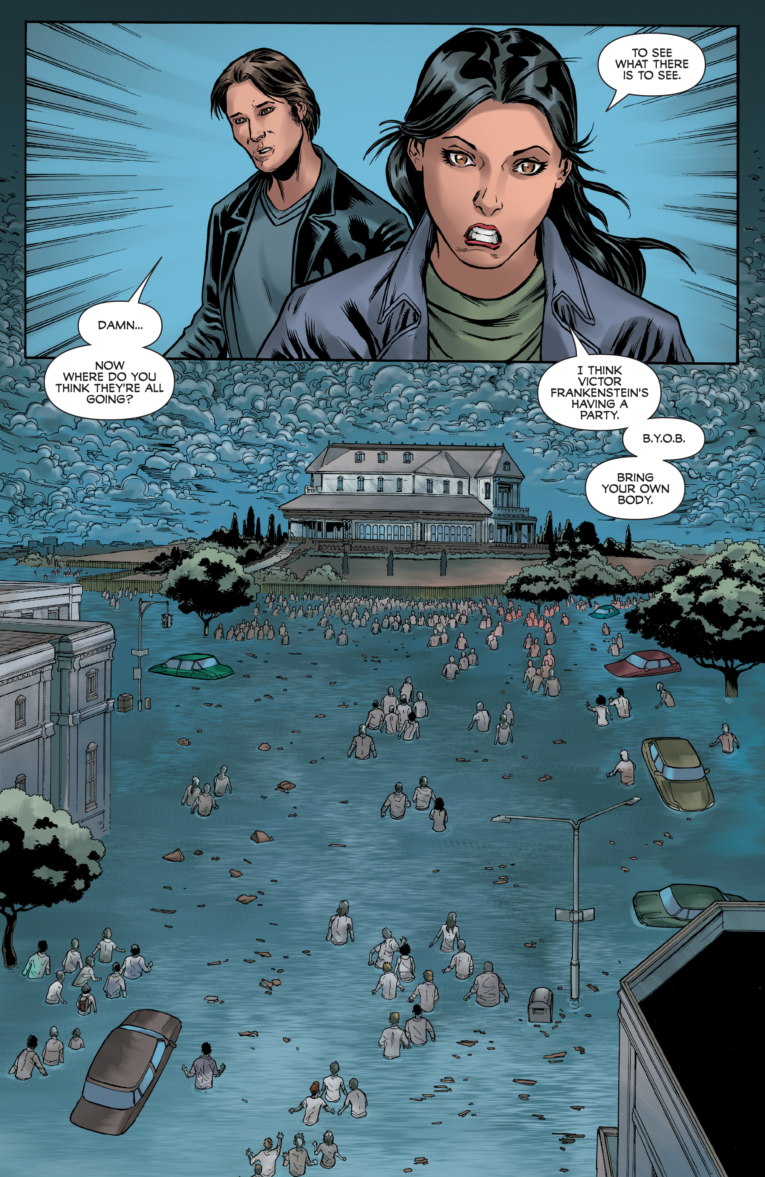 Read online Dean Koontz's Frankenstein: Storm Surge comic -  Issue #3 - 19