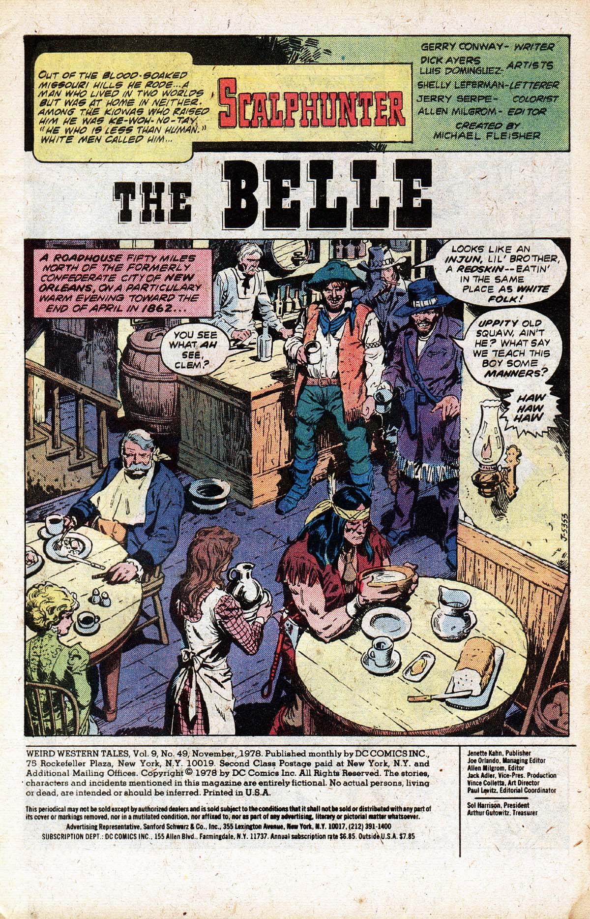 Read online Weird Western Tales (1972) comic -  Issue #49 - 3
