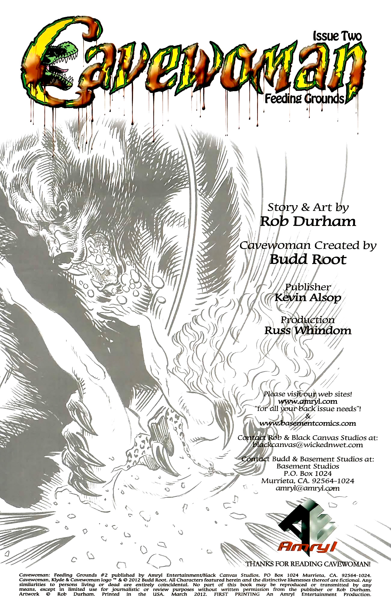 Read online Cavewoman: Feeding Grounds comic -  Issue #2 - 2