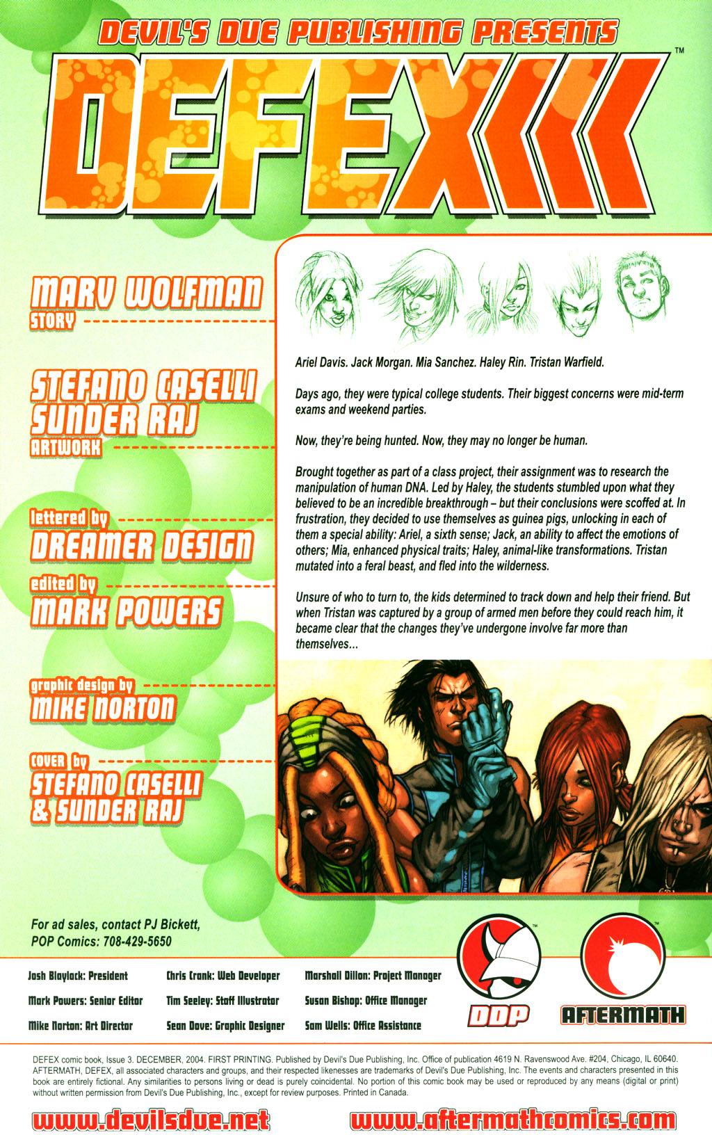 Read online Defex comic -  Issue #3 - 2
