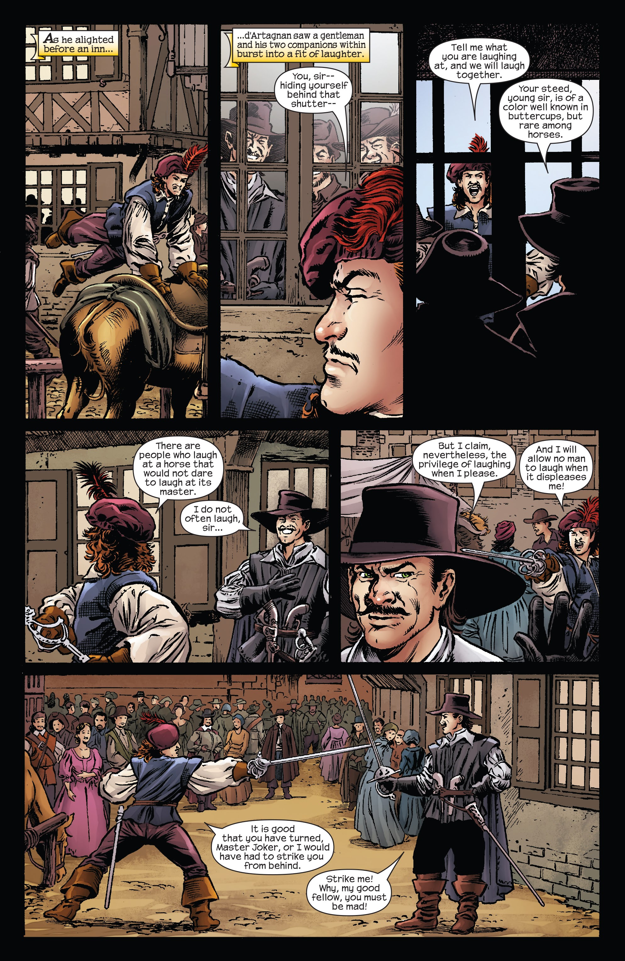 Read online Marvel Illustrated: The Three Musketeers comic -  Issue #1 - 4