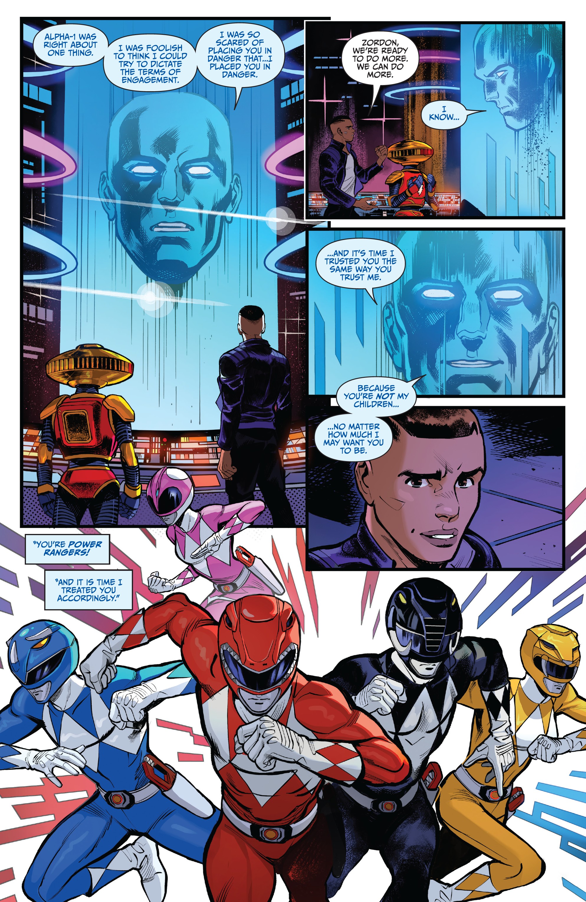 Read online Saban's Go Go Power Rangers: Forever Rangers comic -  Issue # Full - 34