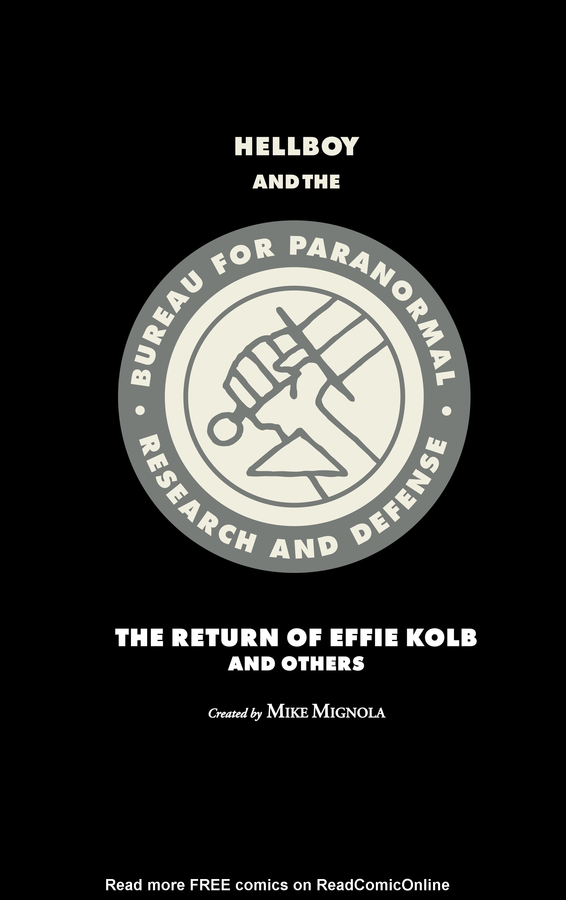 Read online Hellboy and the B.P.R.D.: The Return of Effie Kolb and Others comic -  Issue # TPB (Part 1) - 3