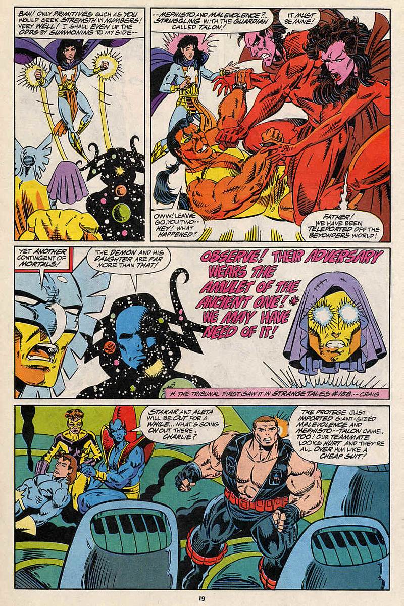 Read online Guardians of the Galaxy (1990) comic -  Issue #50 - 16