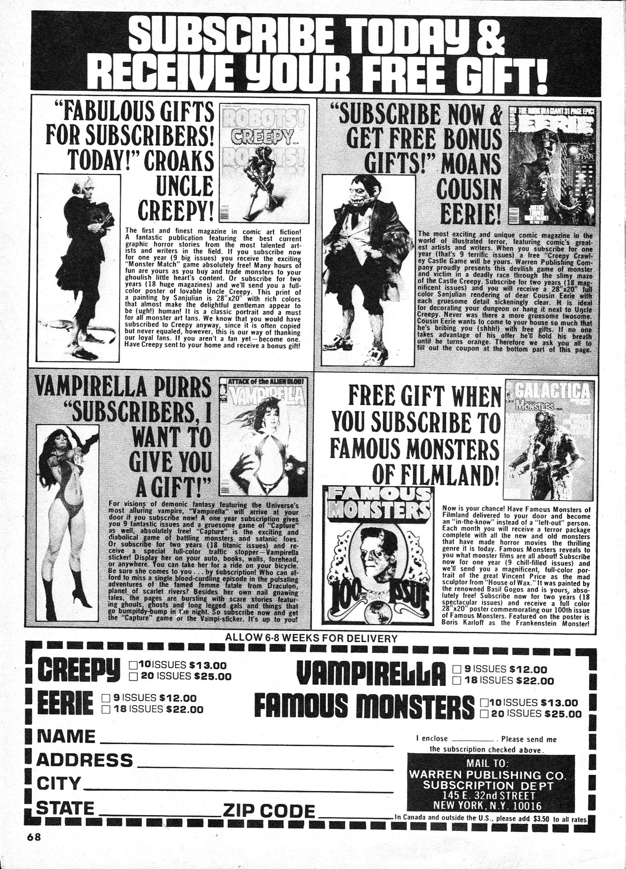 Read online Vampirella (1969) comic -  Issue #75 - 68